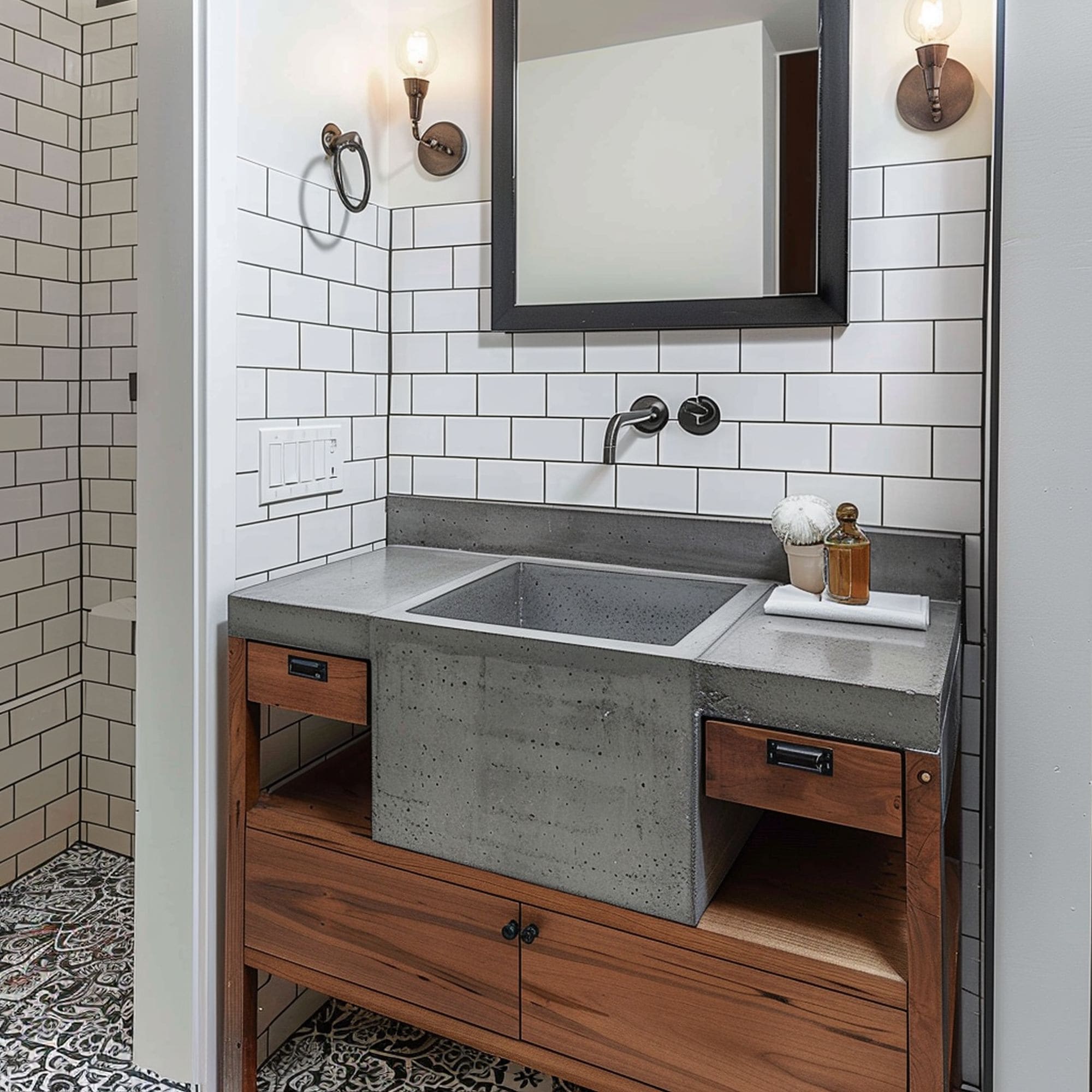 Compact Concrete Sink