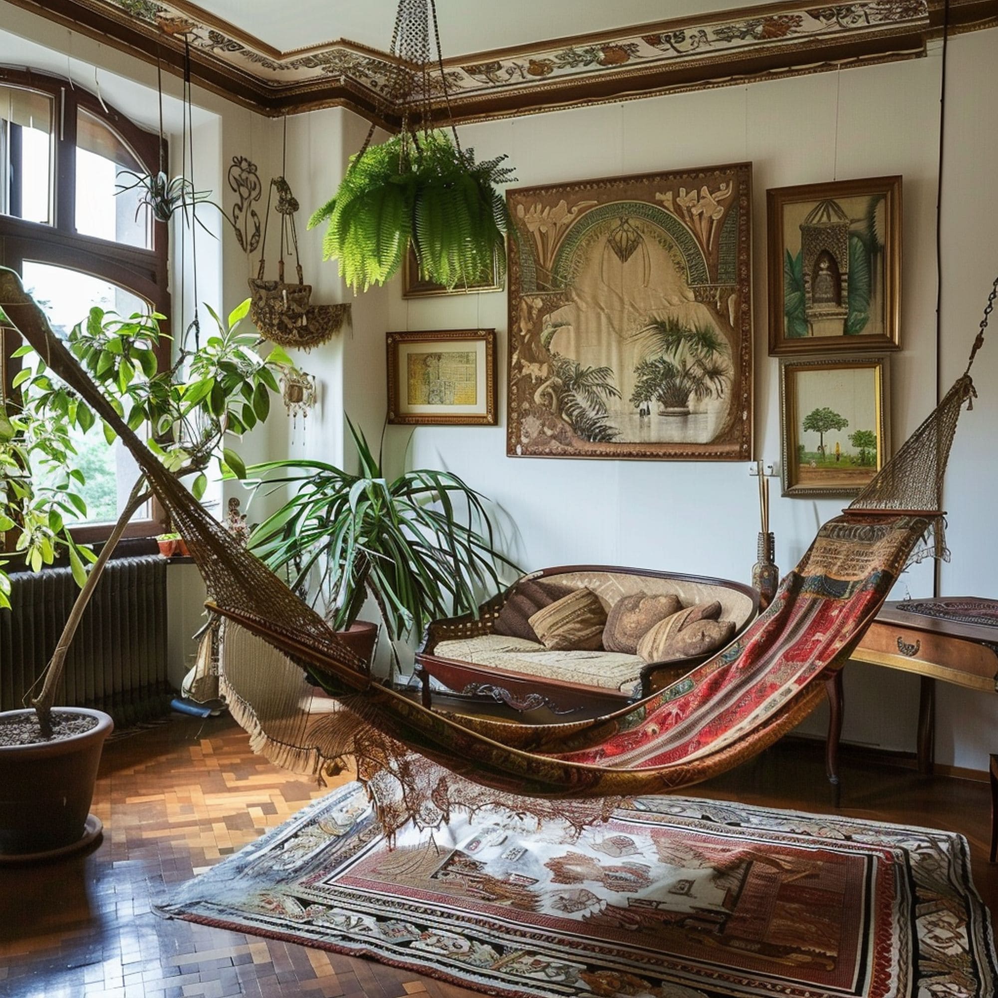 Moroccan Style Indoor Hammock