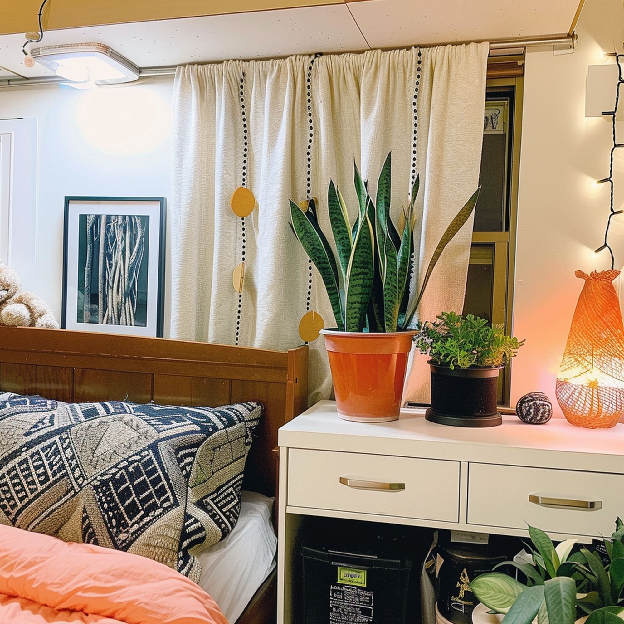 Snake Plant in a Dorm Room