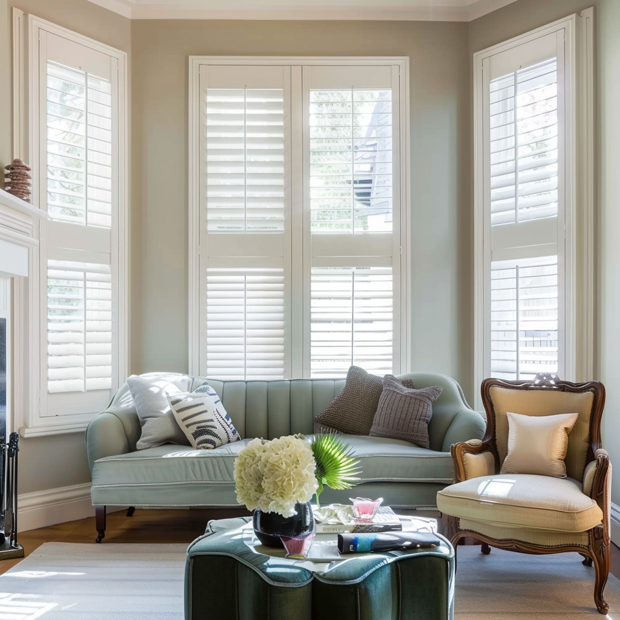 Bay Windows With Shutters