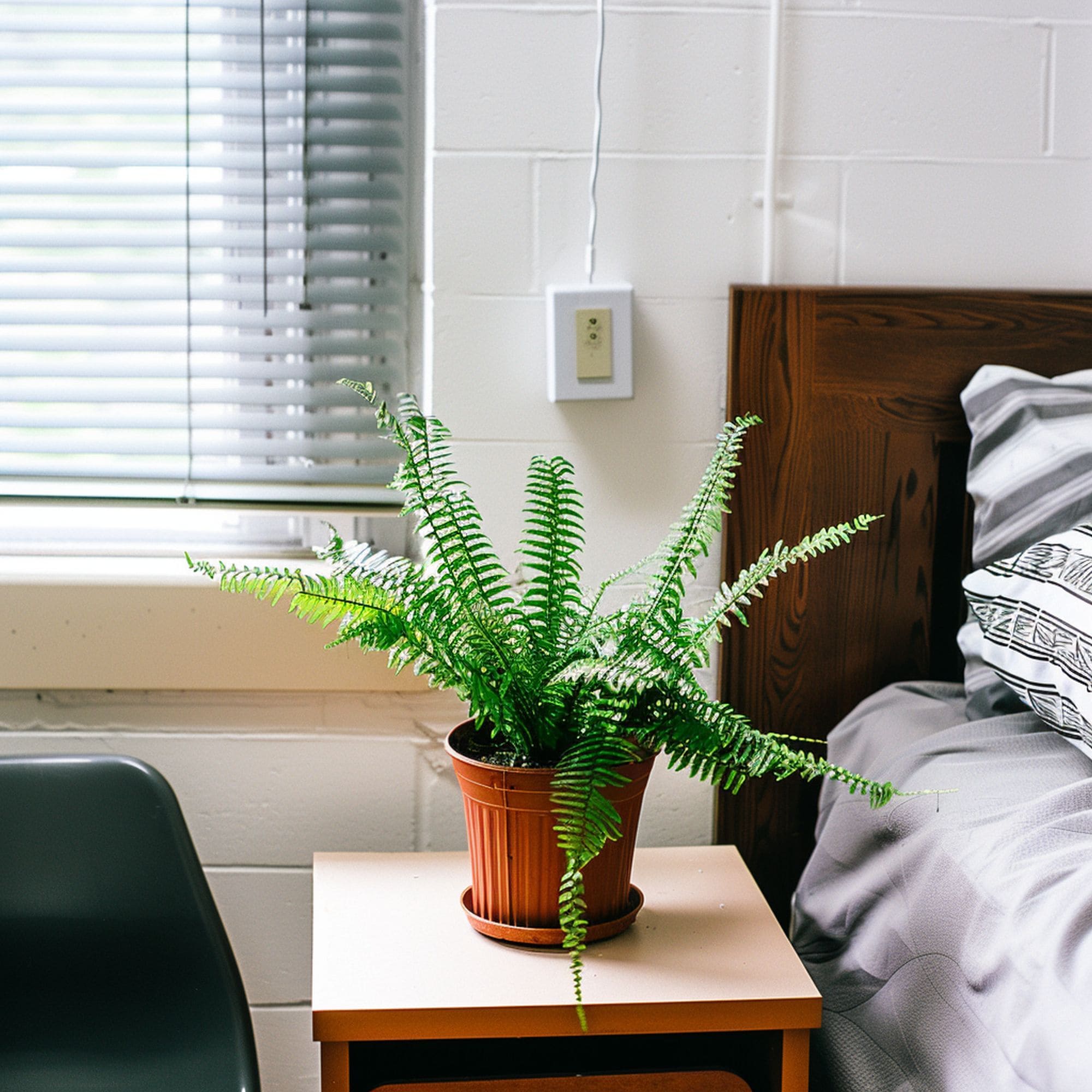 Fern Plant in a Dorm Room