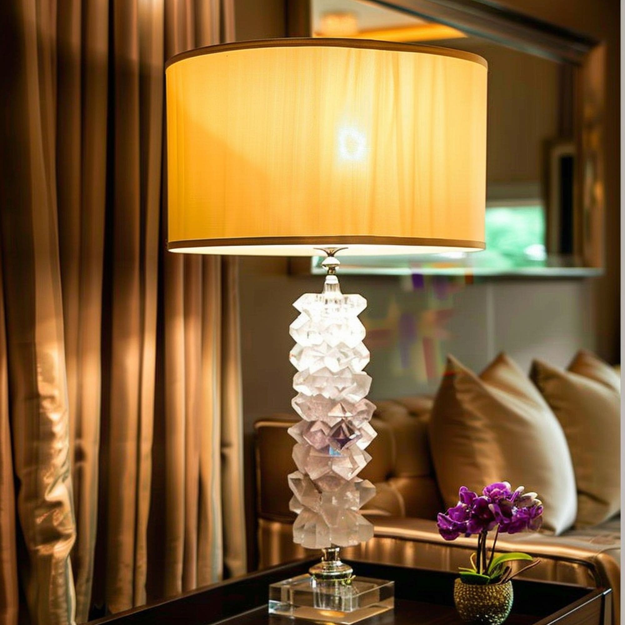 Decorative Crystal Lamp Frame