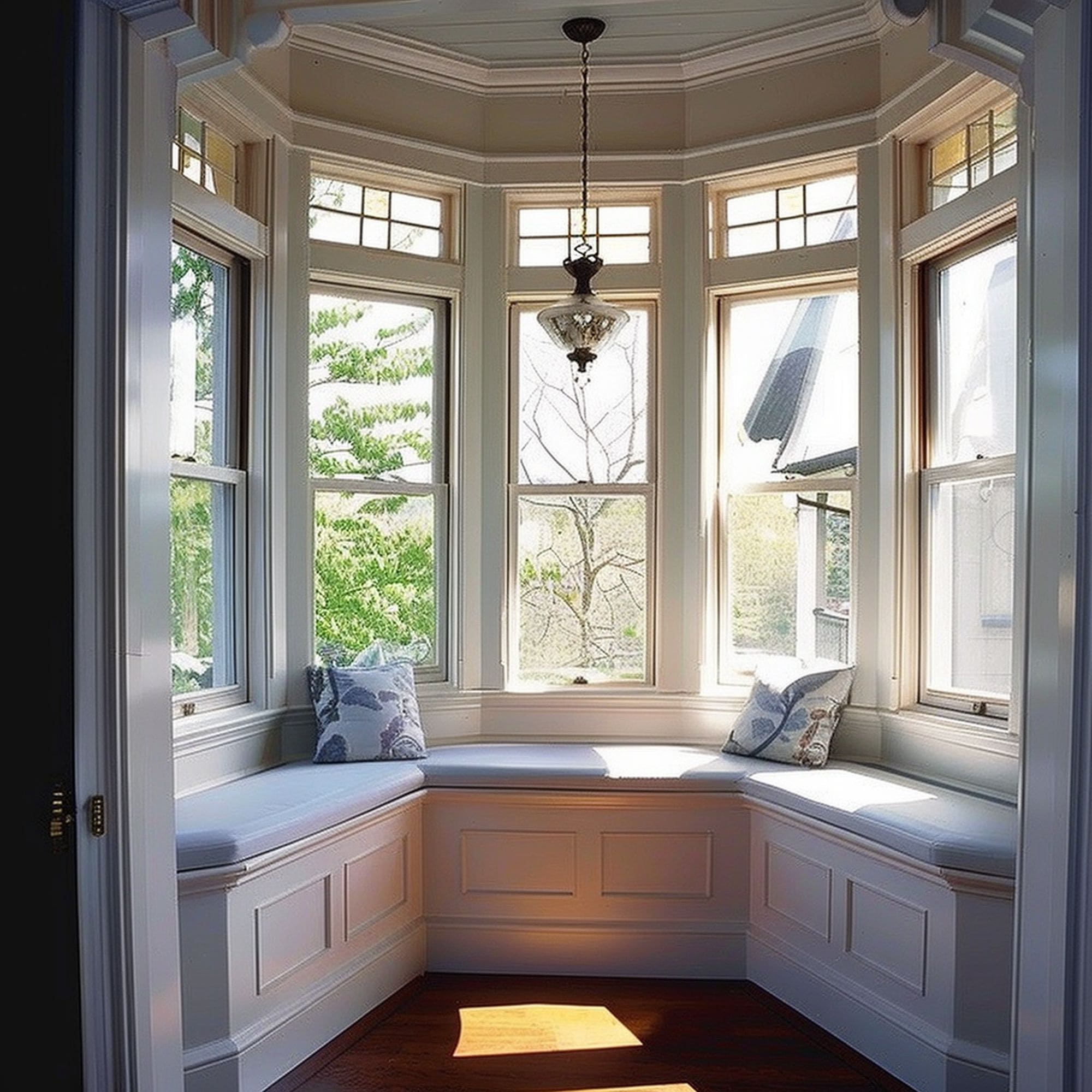 Bay Windows With Transom Windows