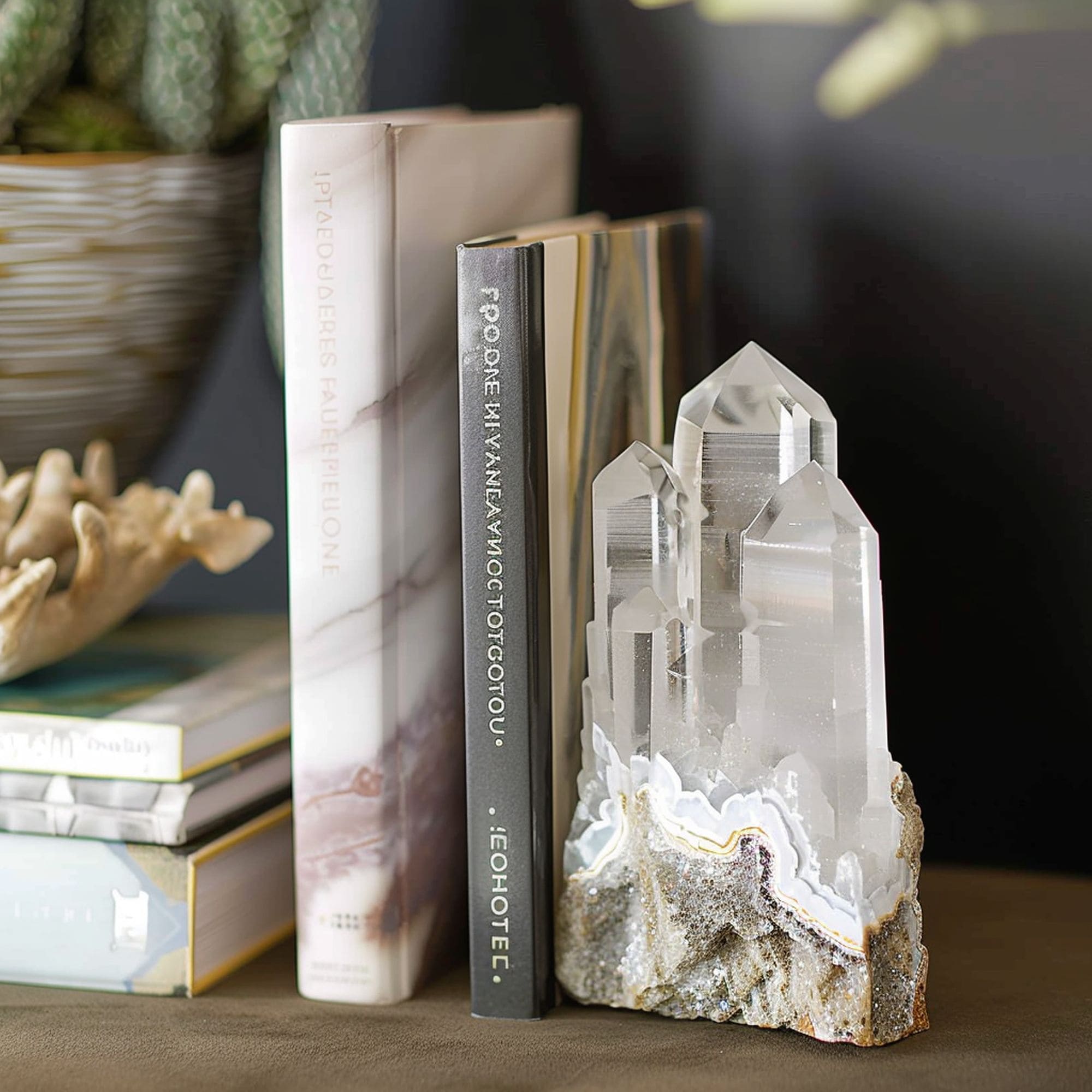 Decorative Crystal Bookend