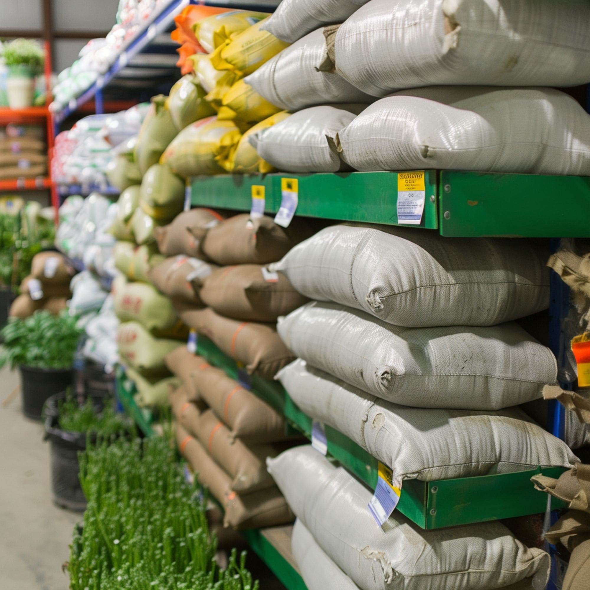 Plant Fertilizer in a Store