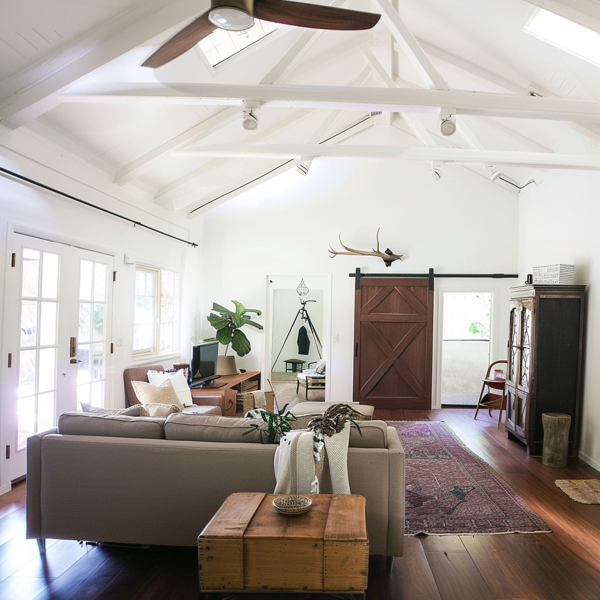 Small Couch in Big Living Room