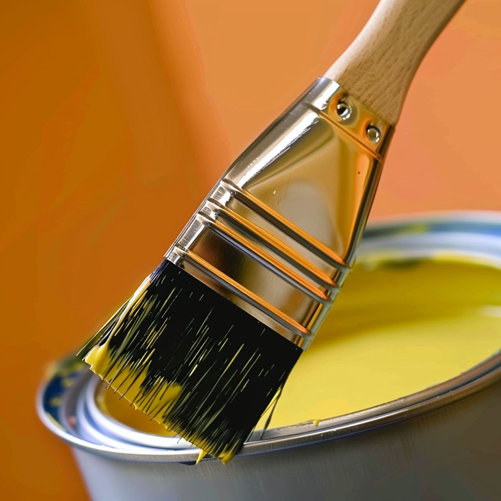 Close Up of Paintbrush