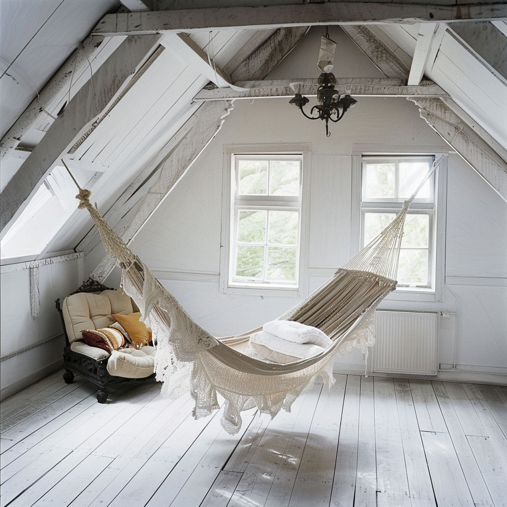 Shabby Chic Indoor Hammock