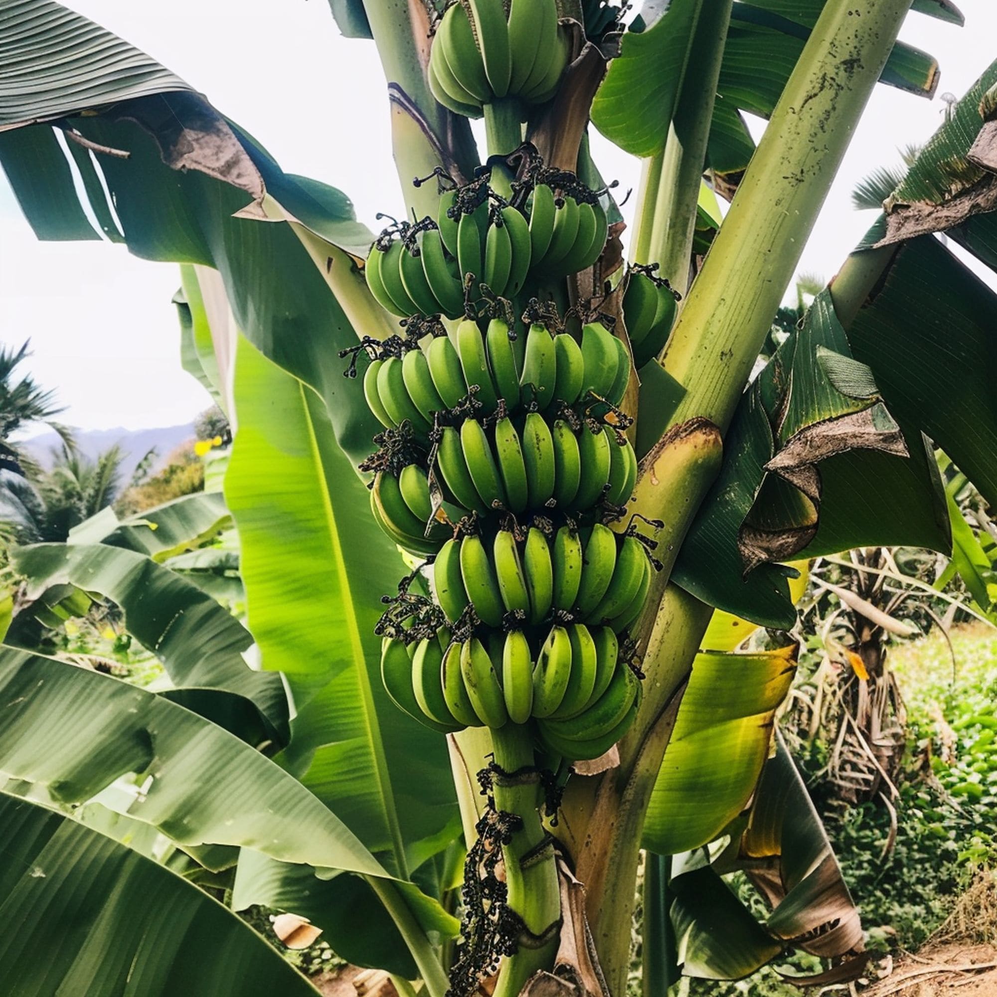 Banana Tree Ready for Harvest
