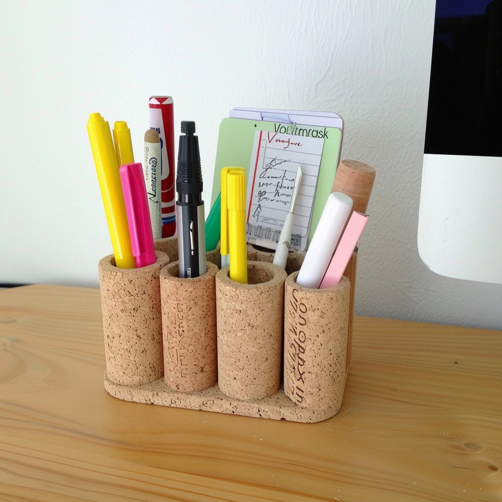 Cork DIY Stationery Holder