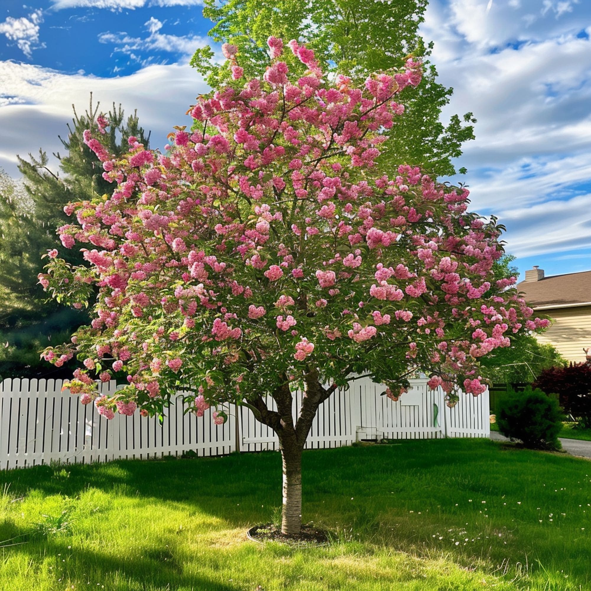 Crabapple Tree in a Front Yard