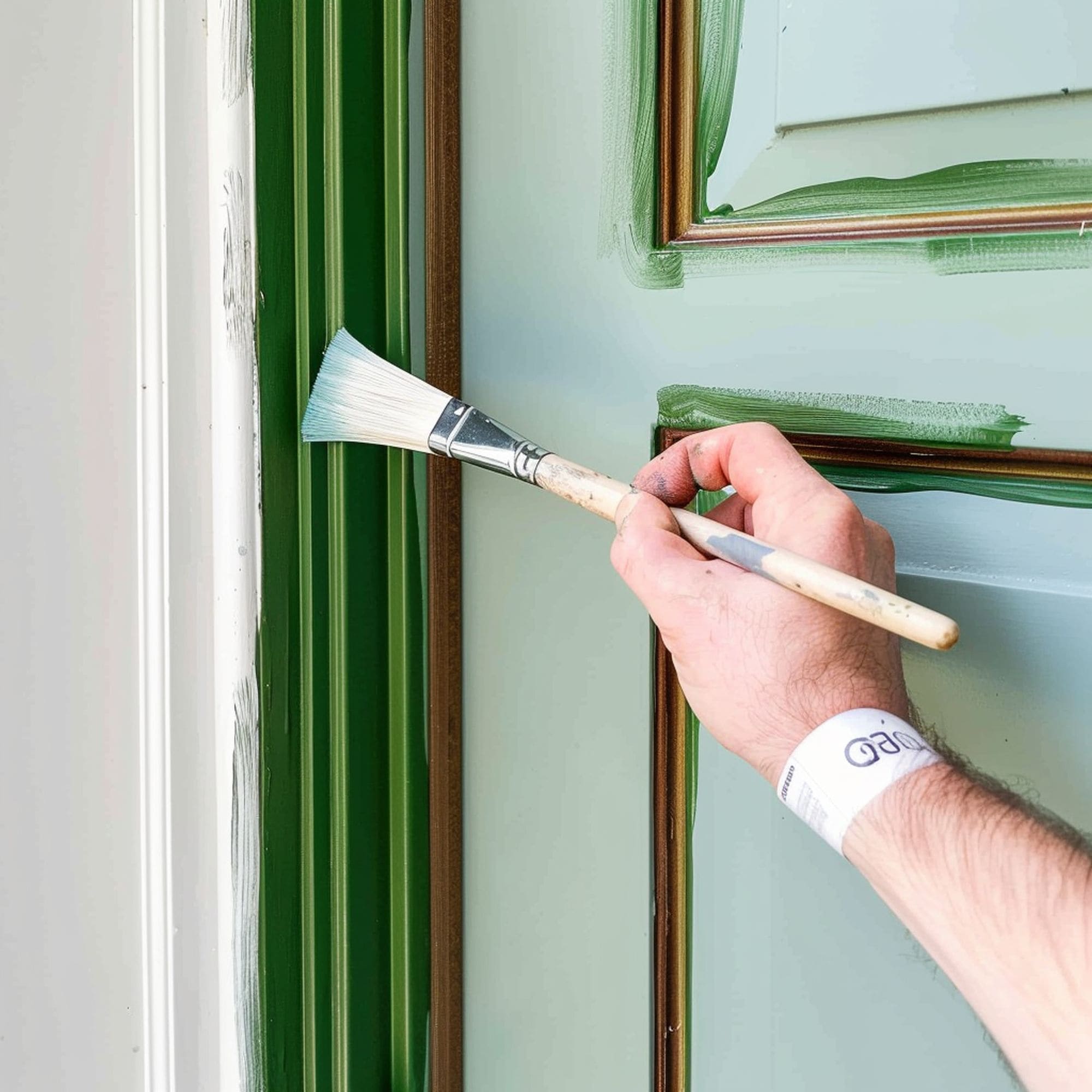 Hand Painting Door Trim