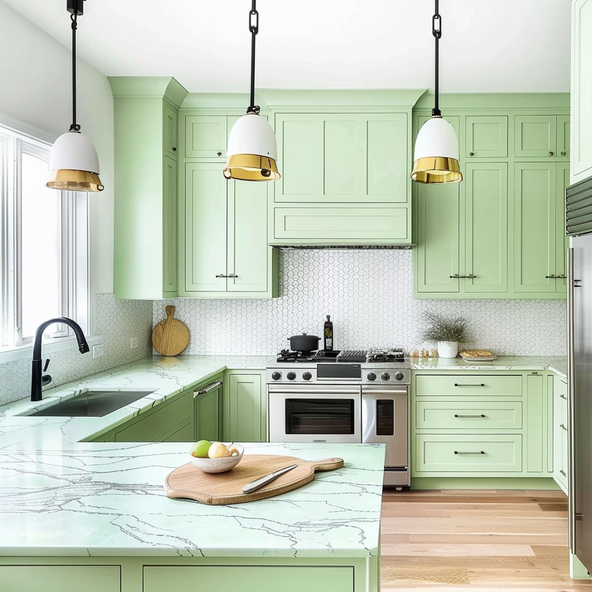 Light Green Kitchen