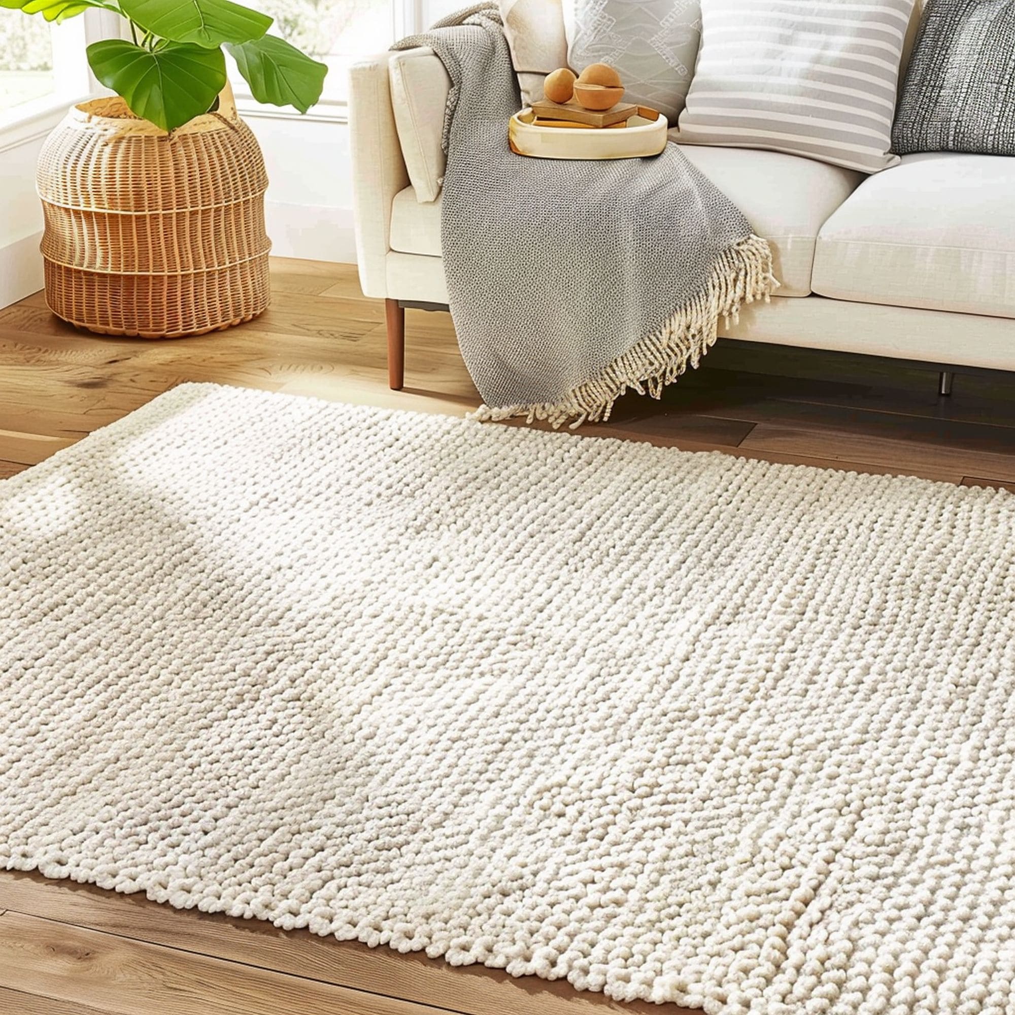 Boucle Area Rug