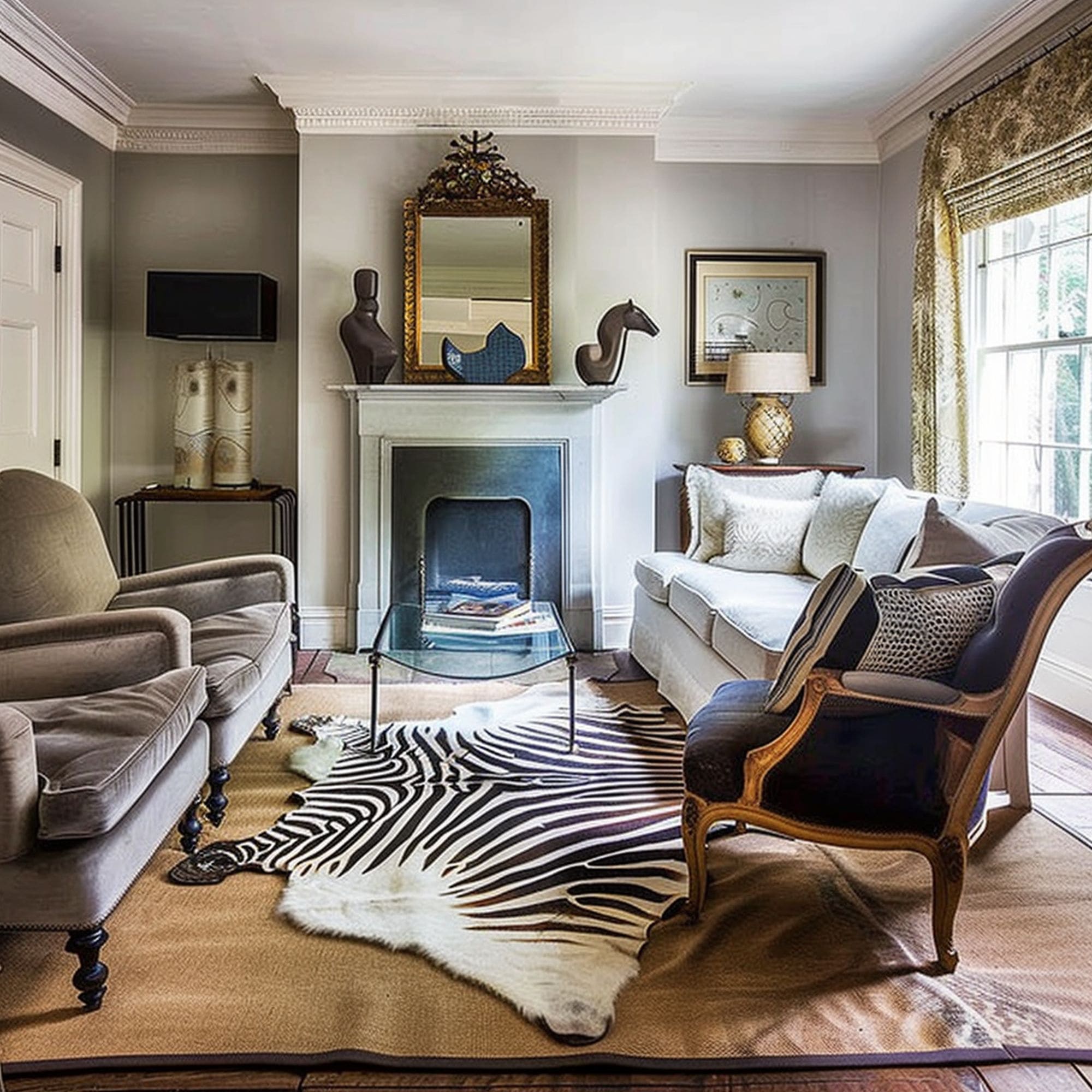 Unsuitable Rugs in Living Room