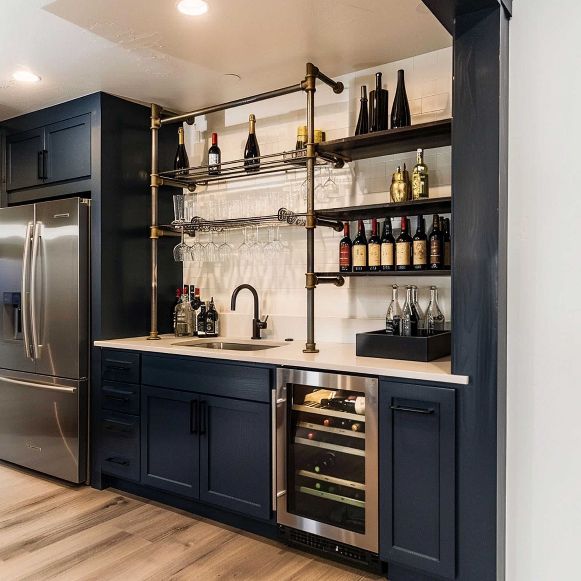 Industrial Wet Bar