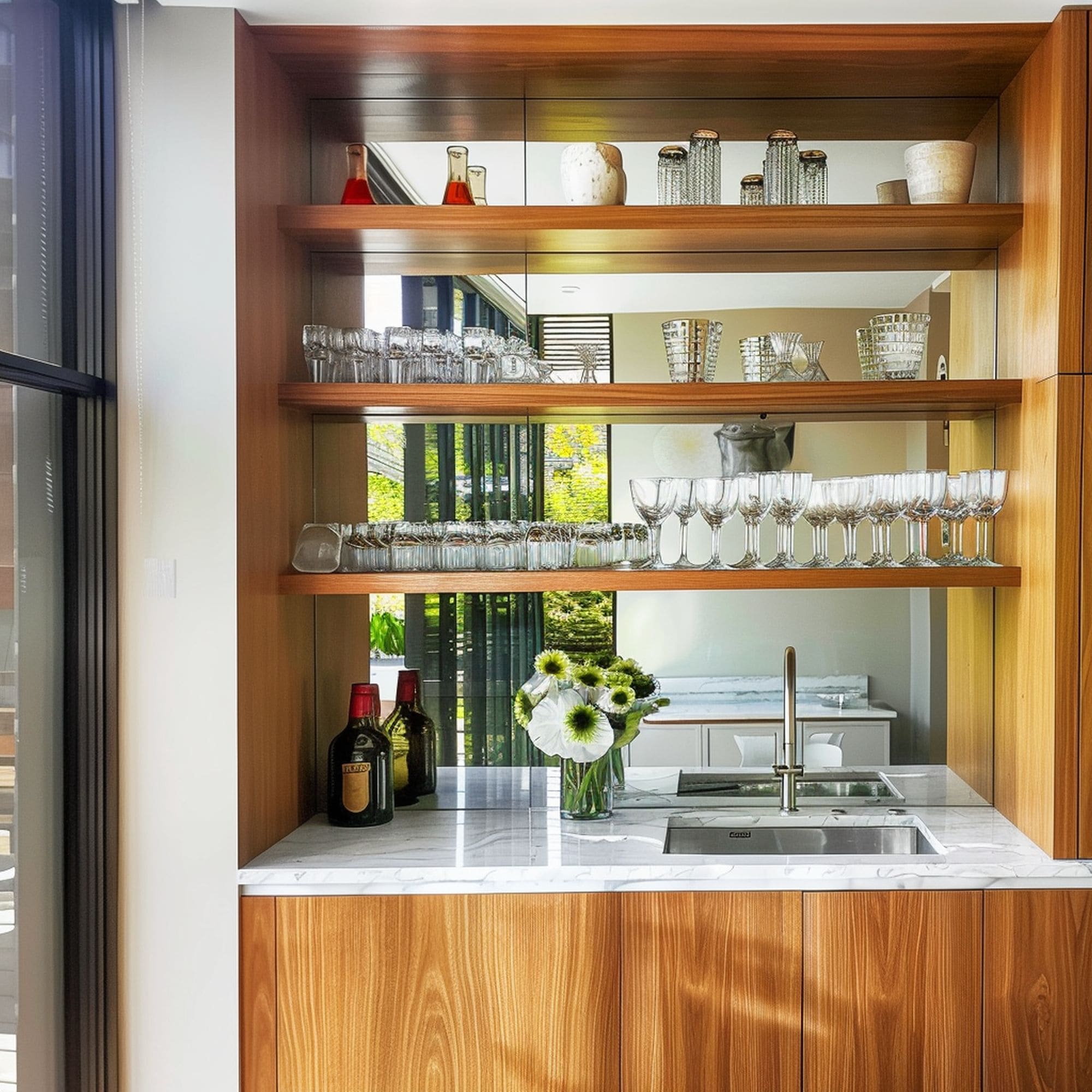 Mid Century Modern Wet Bar