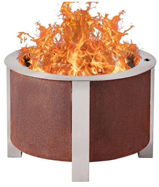 Fire Pit With Flames
