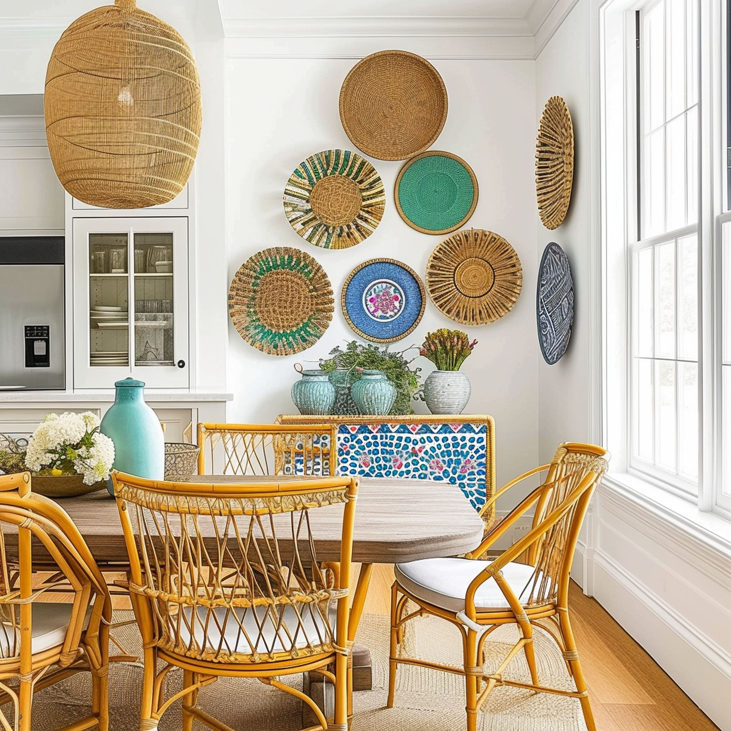 Rattan Decorative Plates