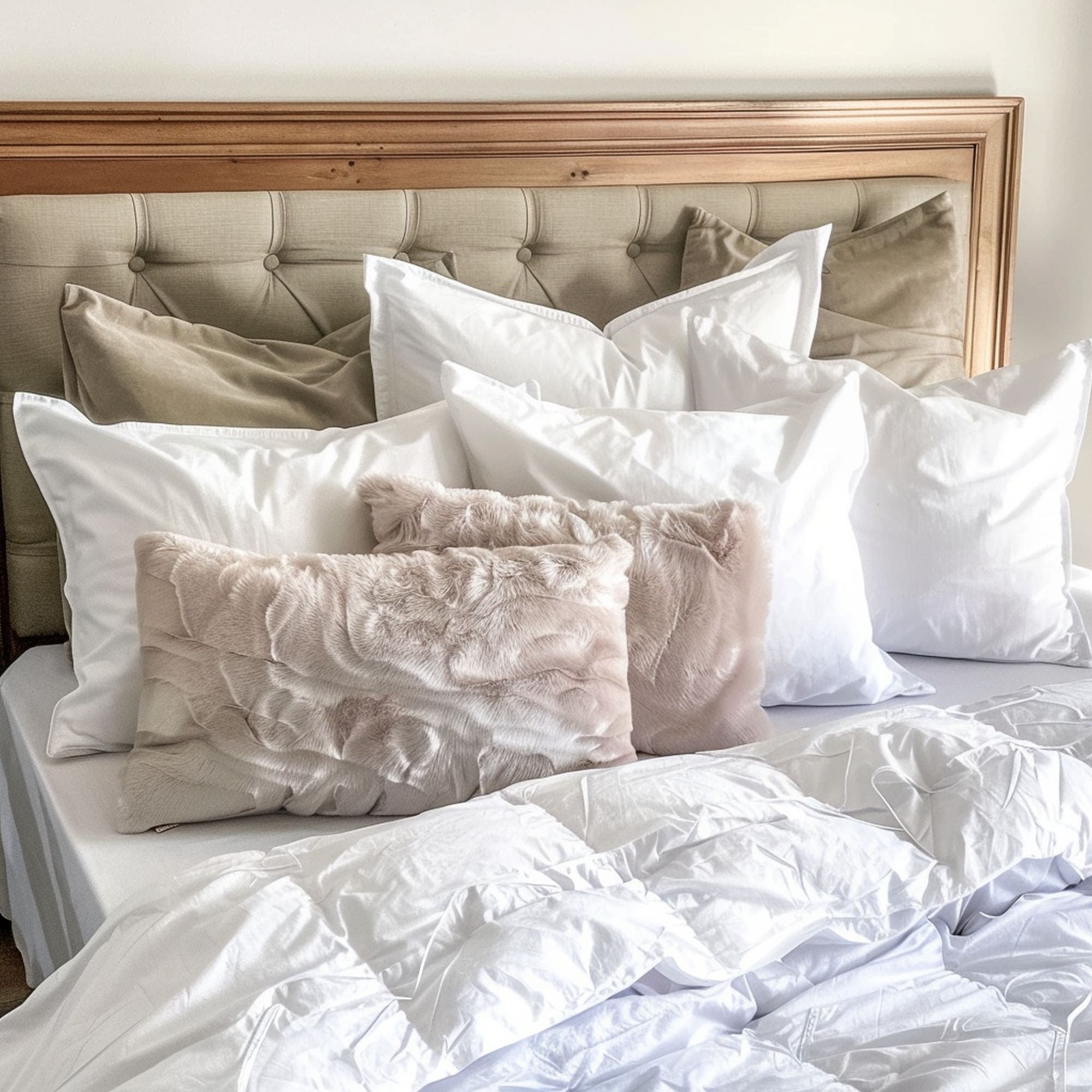 Large Assortment of Pillows