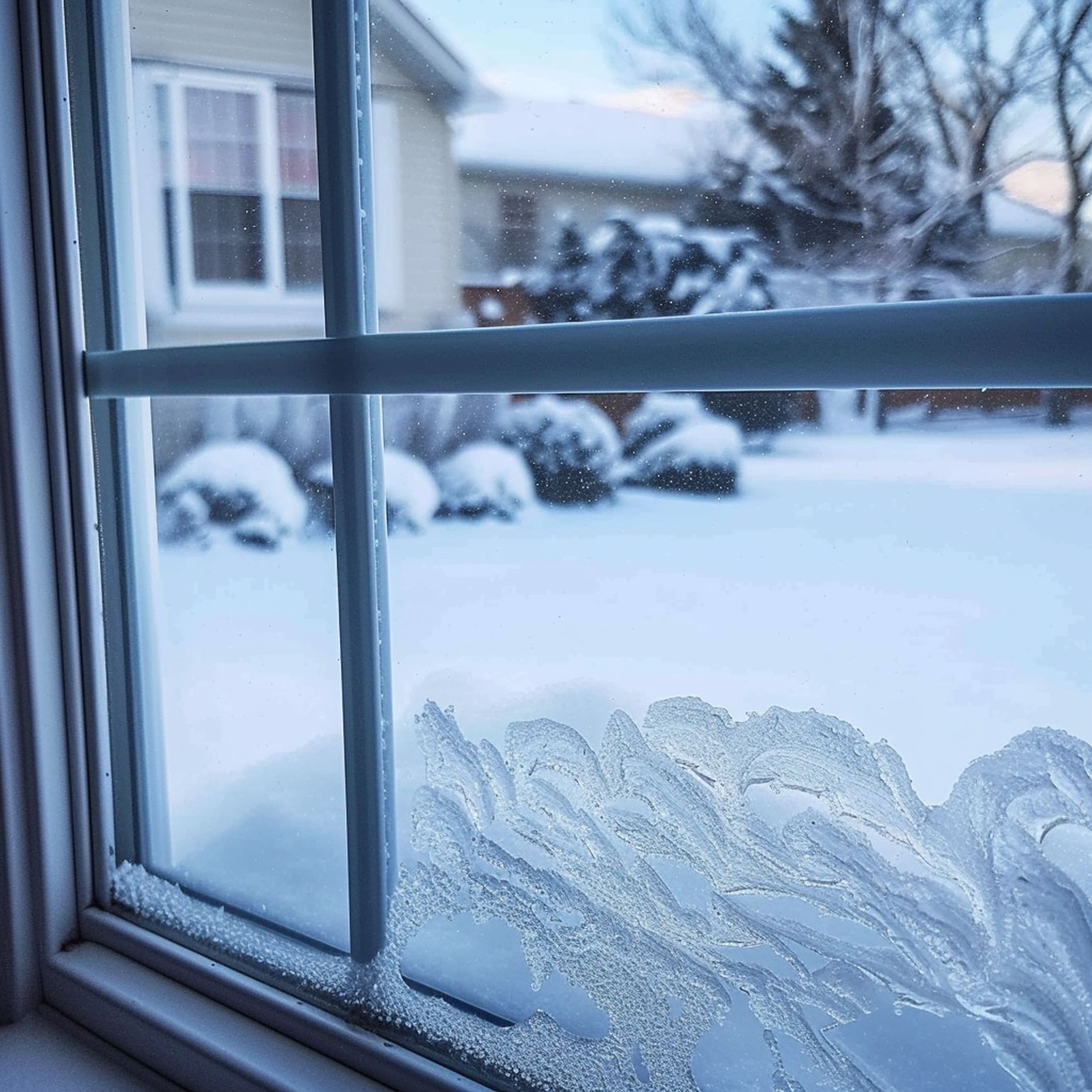 Snow Outside Windows