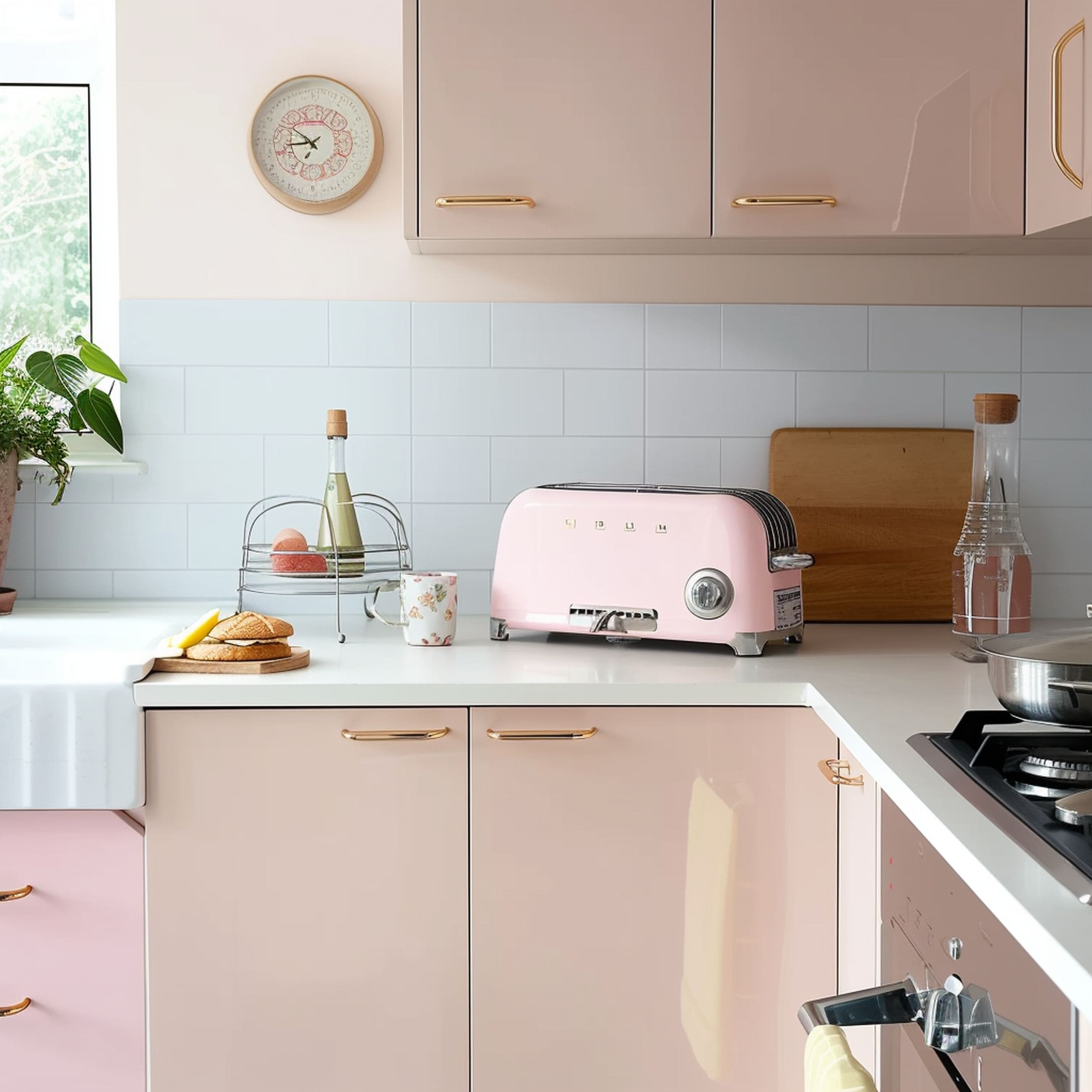 Retro Pink Kitchen
