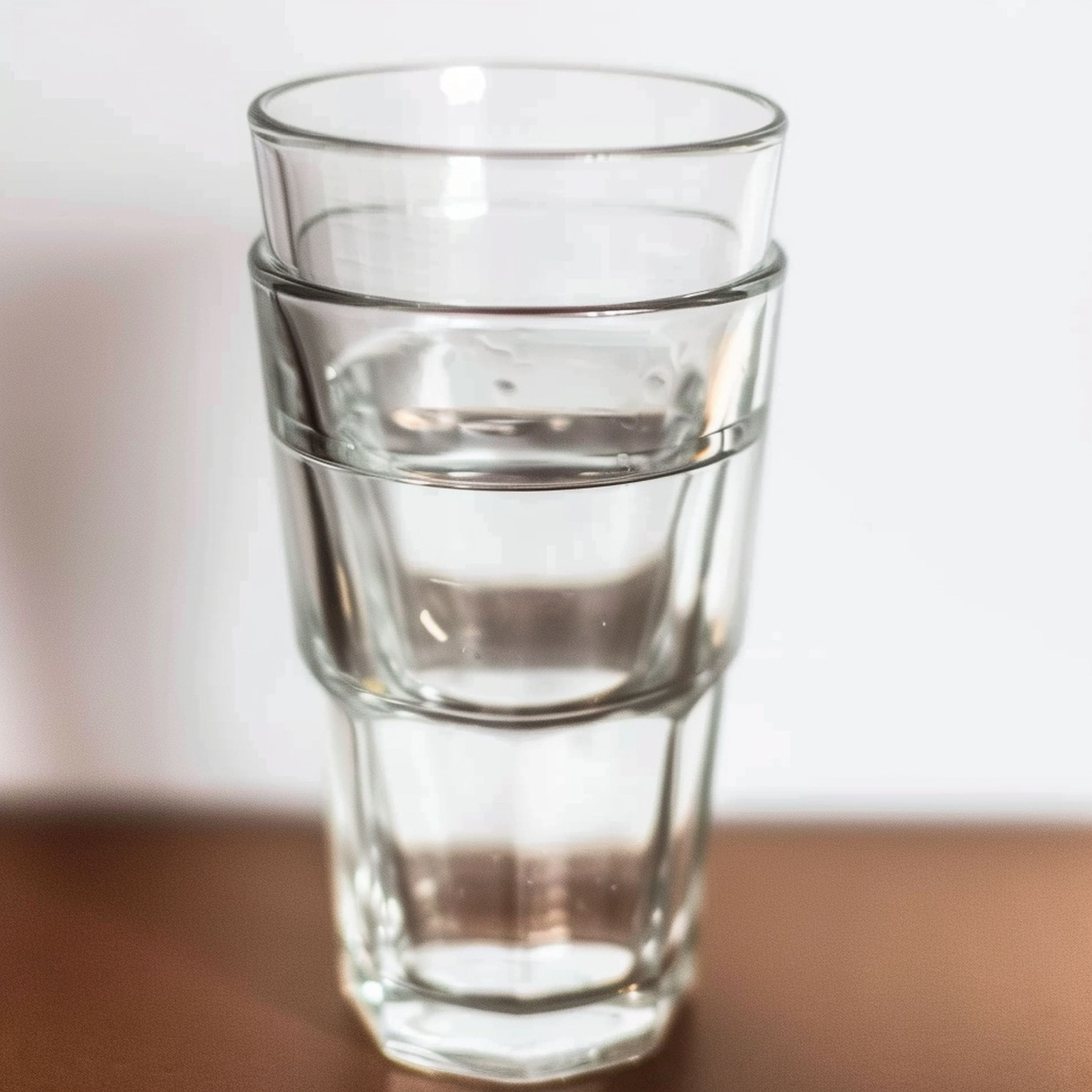 Glasses Stuck Together