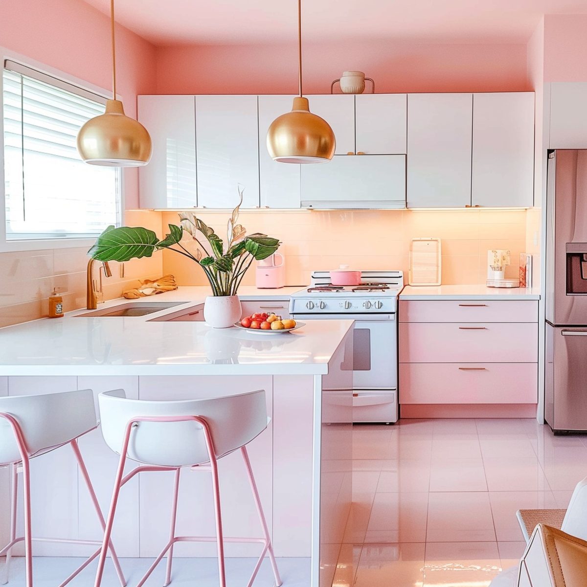 20 Instagram-Ready Pink Kitchen Ideas