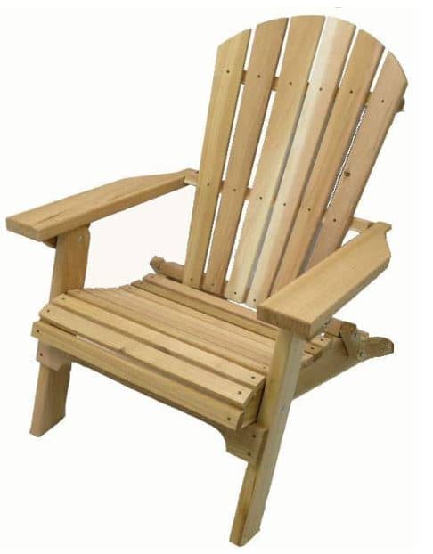 Natural Cedar Adirondack Chair