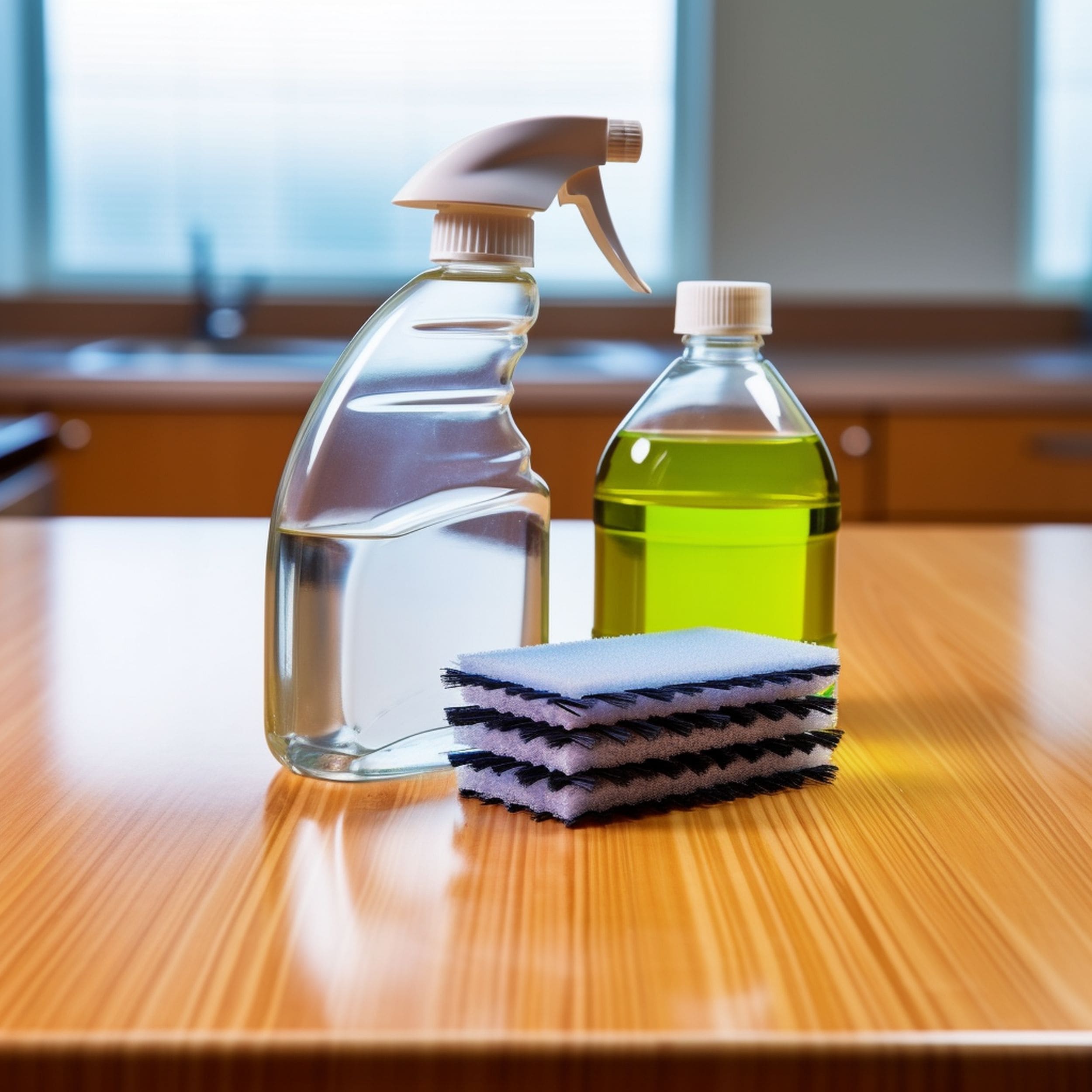 Cleaning Solutions With Sponges