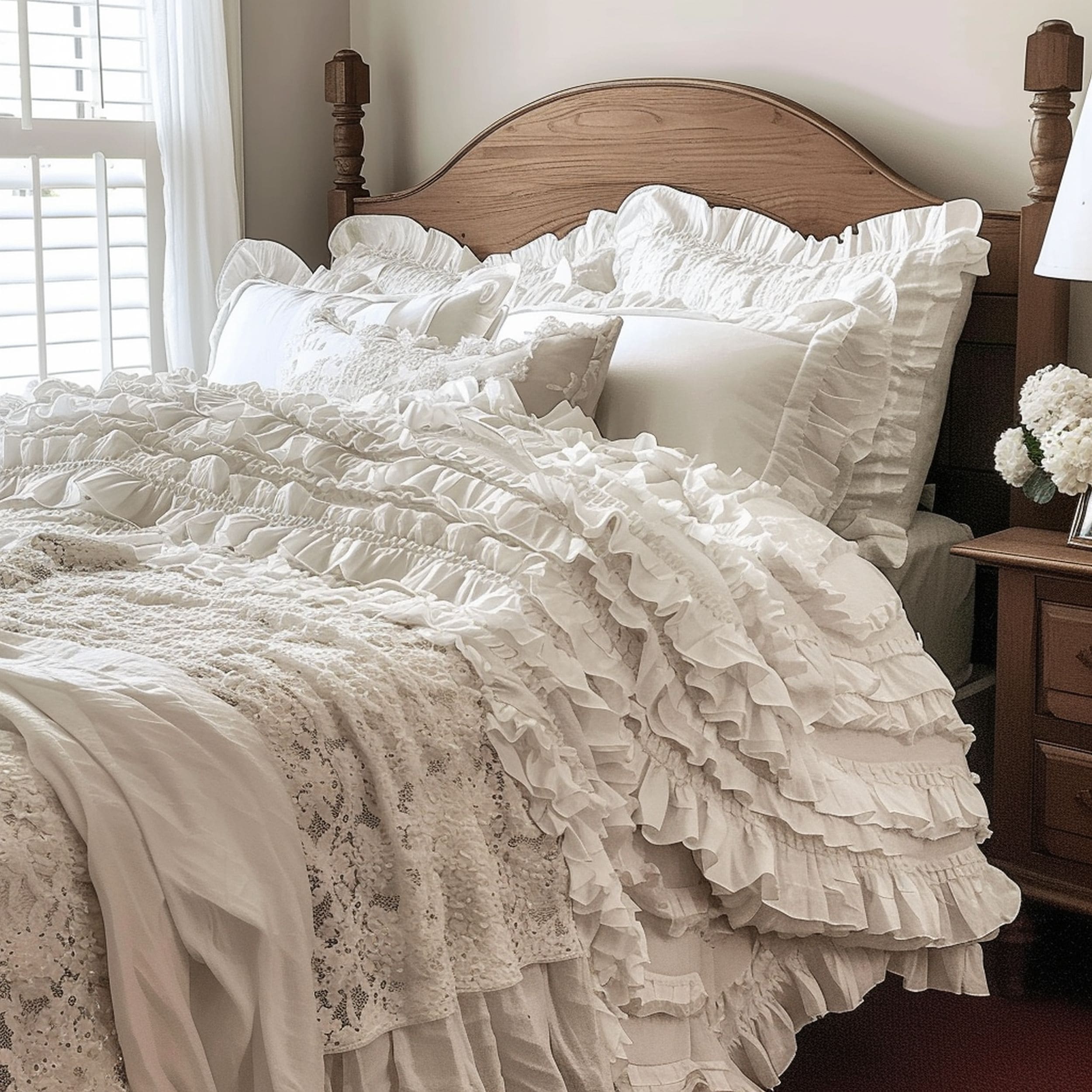 Ruffly Comforter