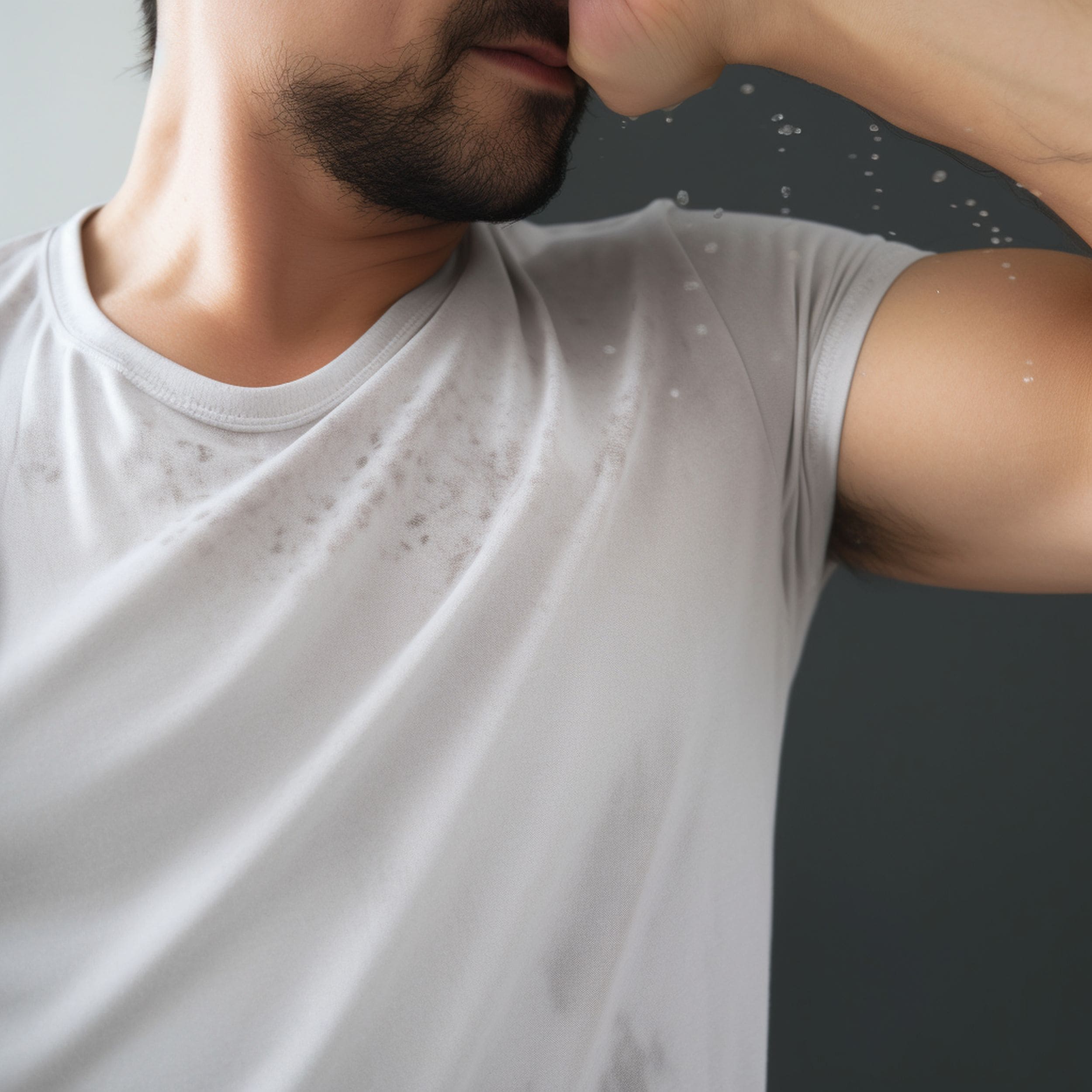 Sweat Stain on Clothing