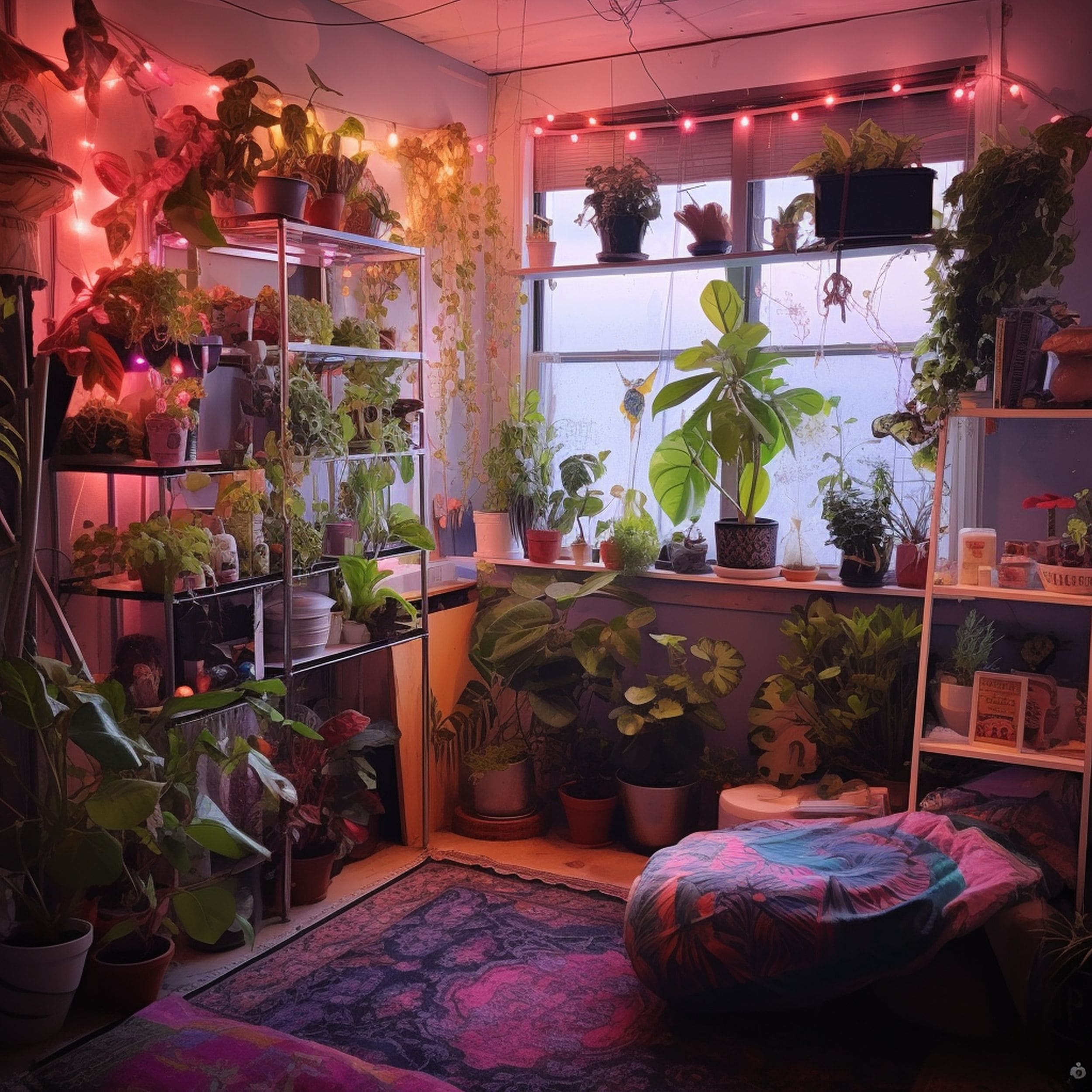 Cluttercore Room With Plants