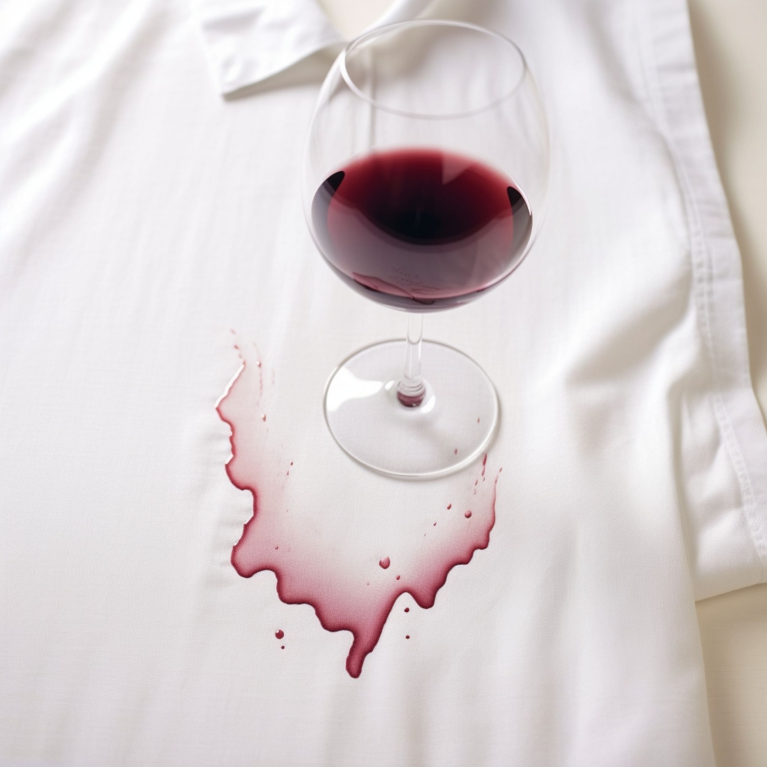 Red Wine Stain on Clothing