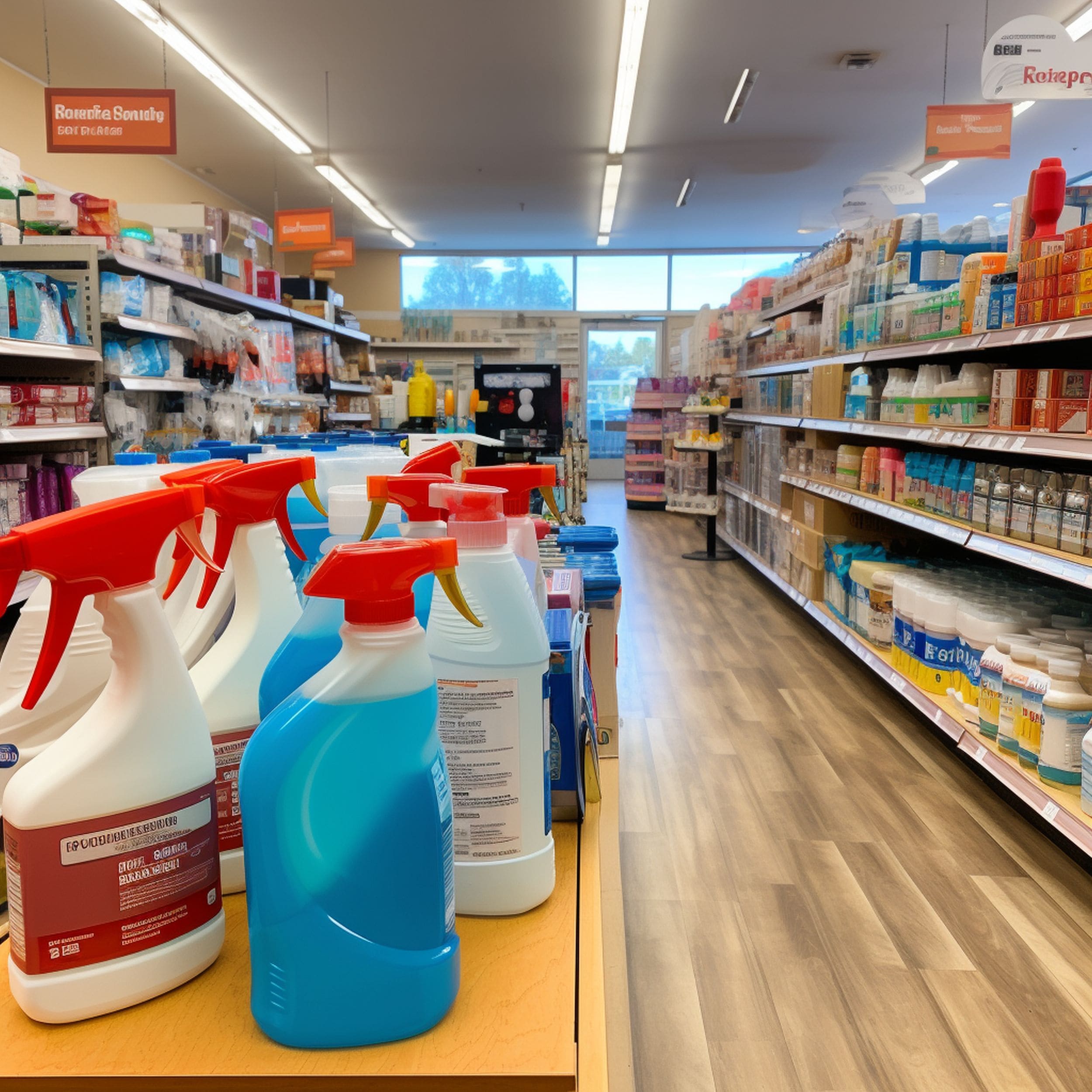 Various Cleaning Products