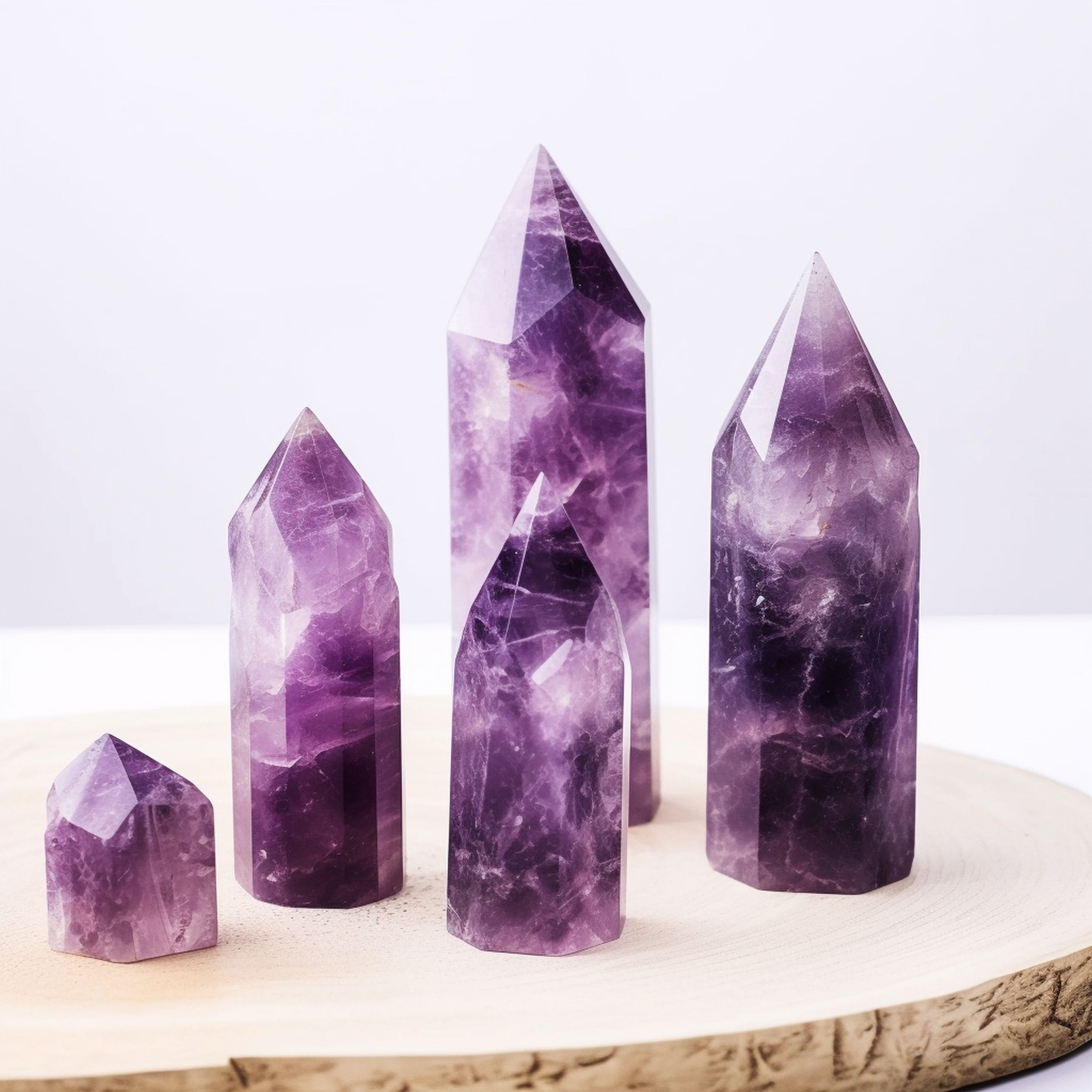 Decorative Amethyst Wands