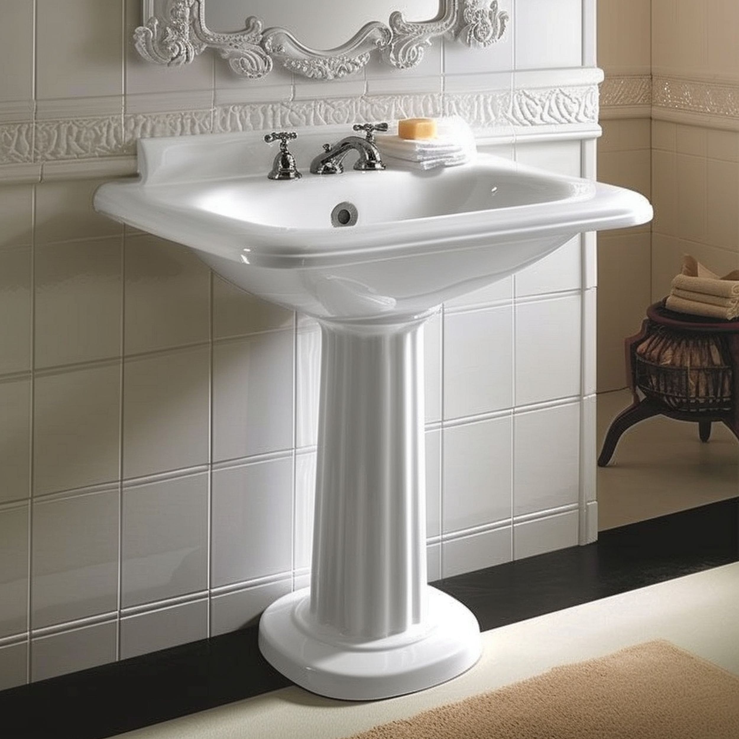 Large Pedestal Sink