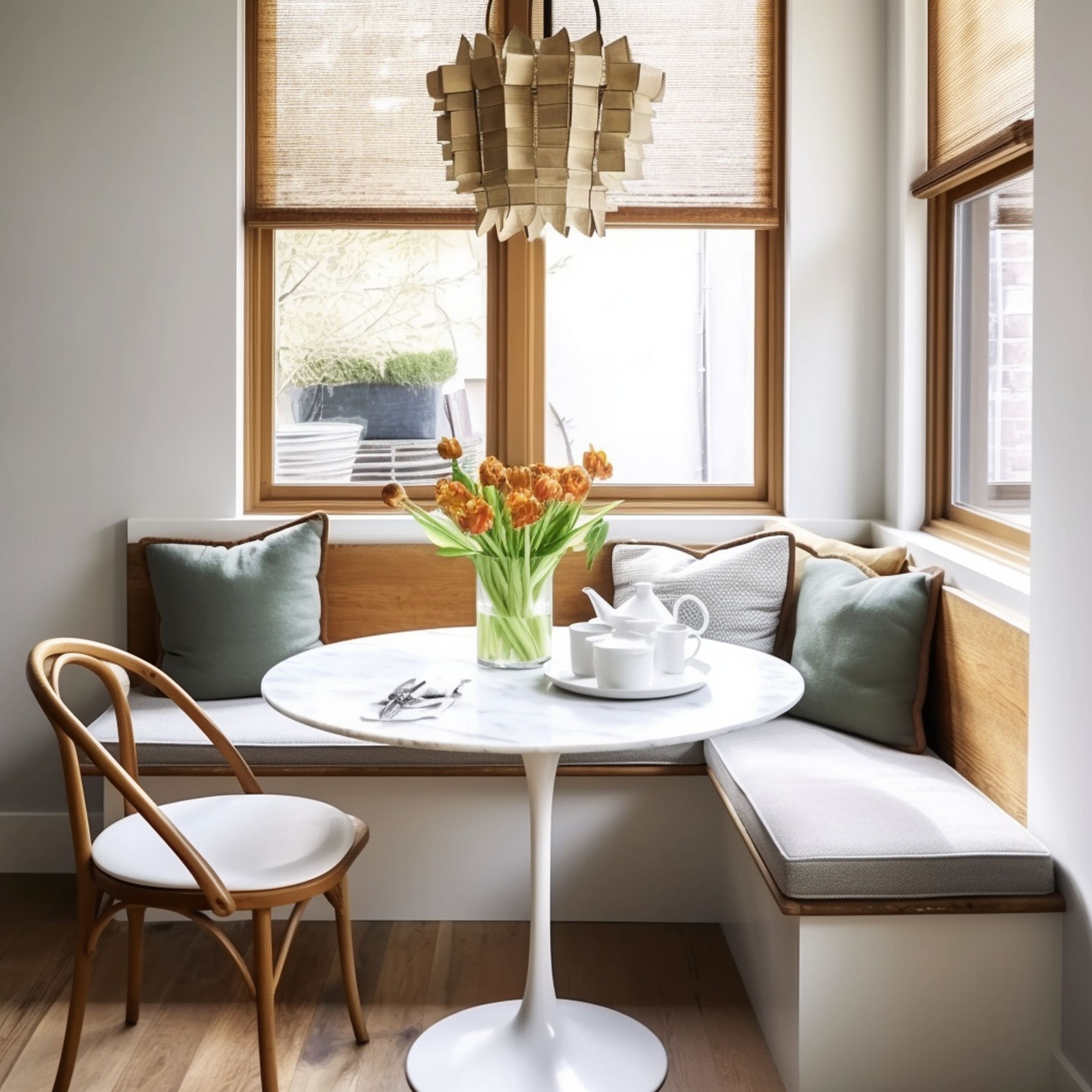 Tulip Table With Marble Top