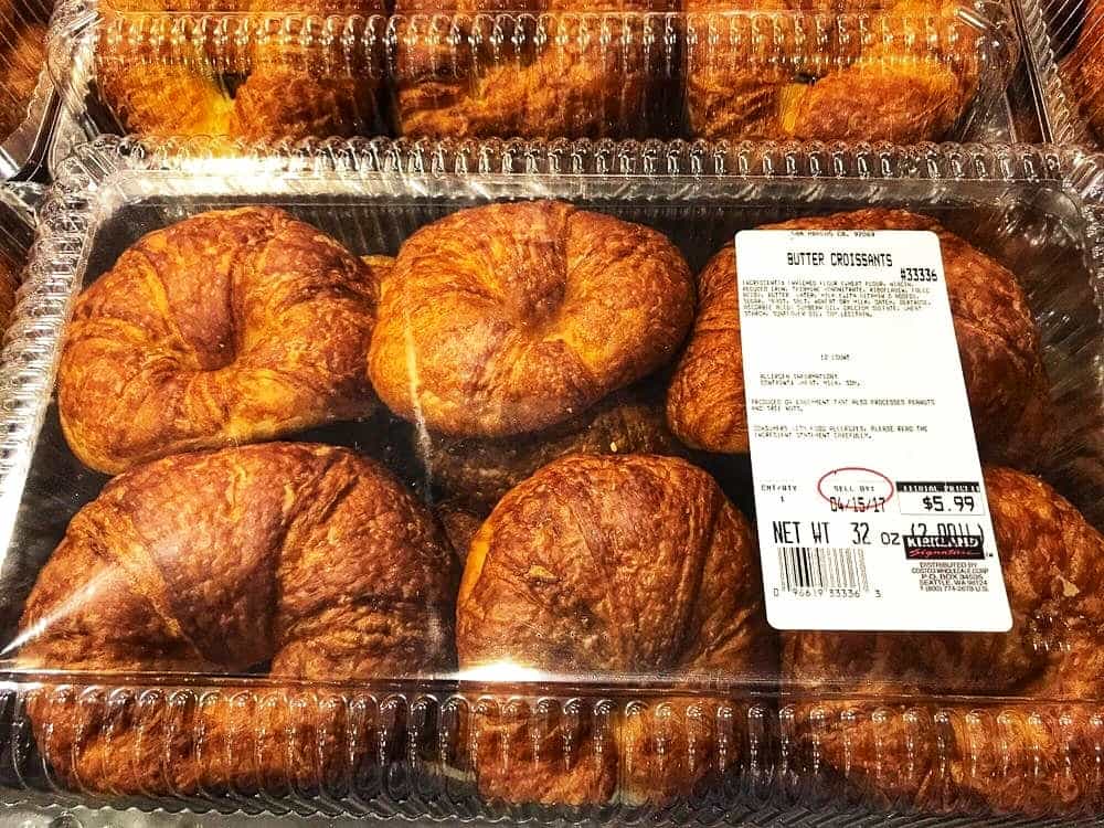 Freshly Baked Croissants Costco