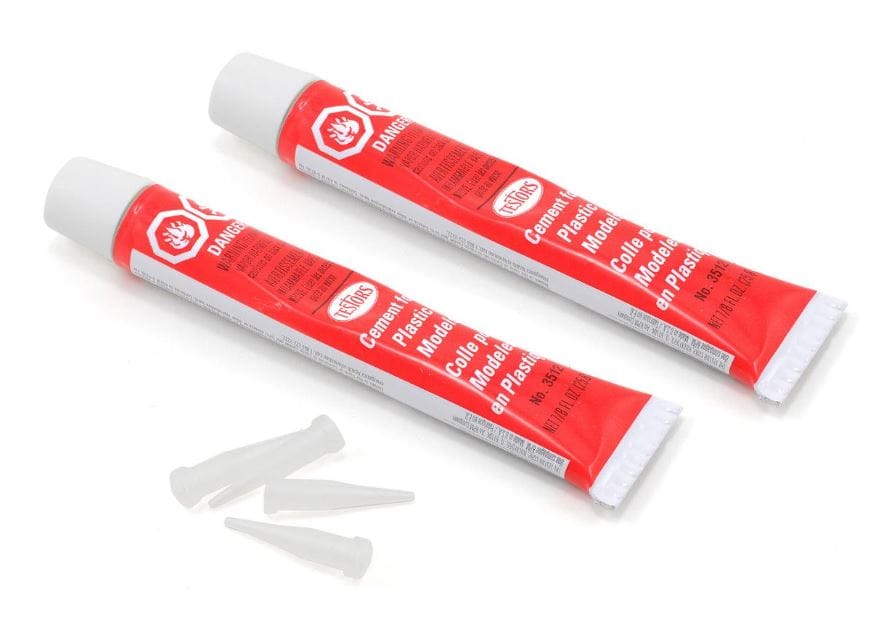 Plastic Glue Two Bottles