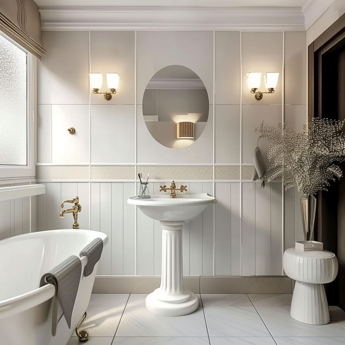 20 Fancy Bathrooms With Pedestal Sinks