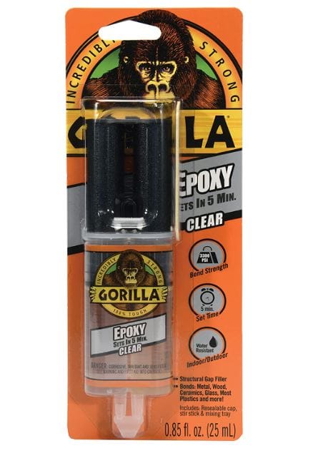 Gorilla Two Part Epoxy Plastic Glue