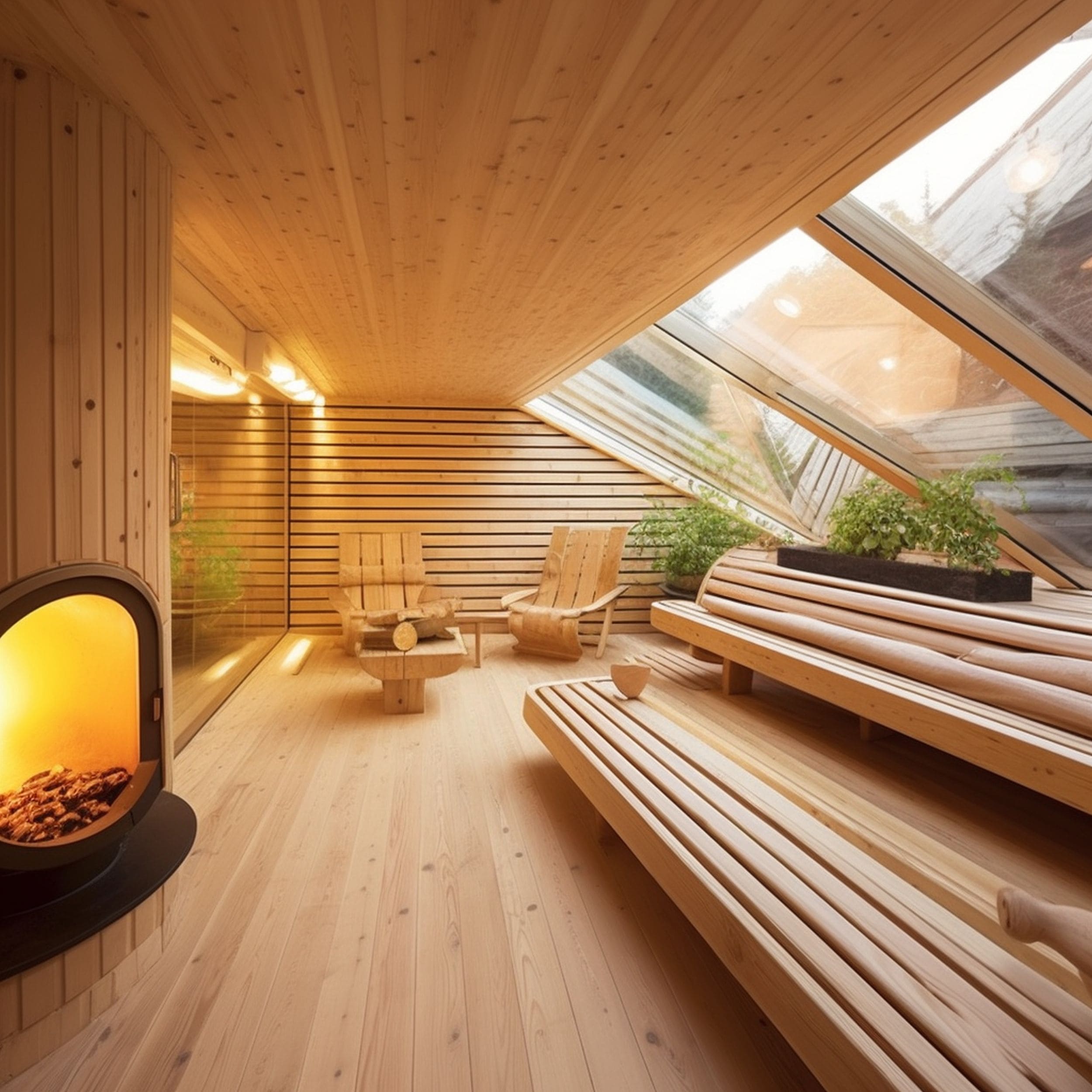 Indoor Sauna Room