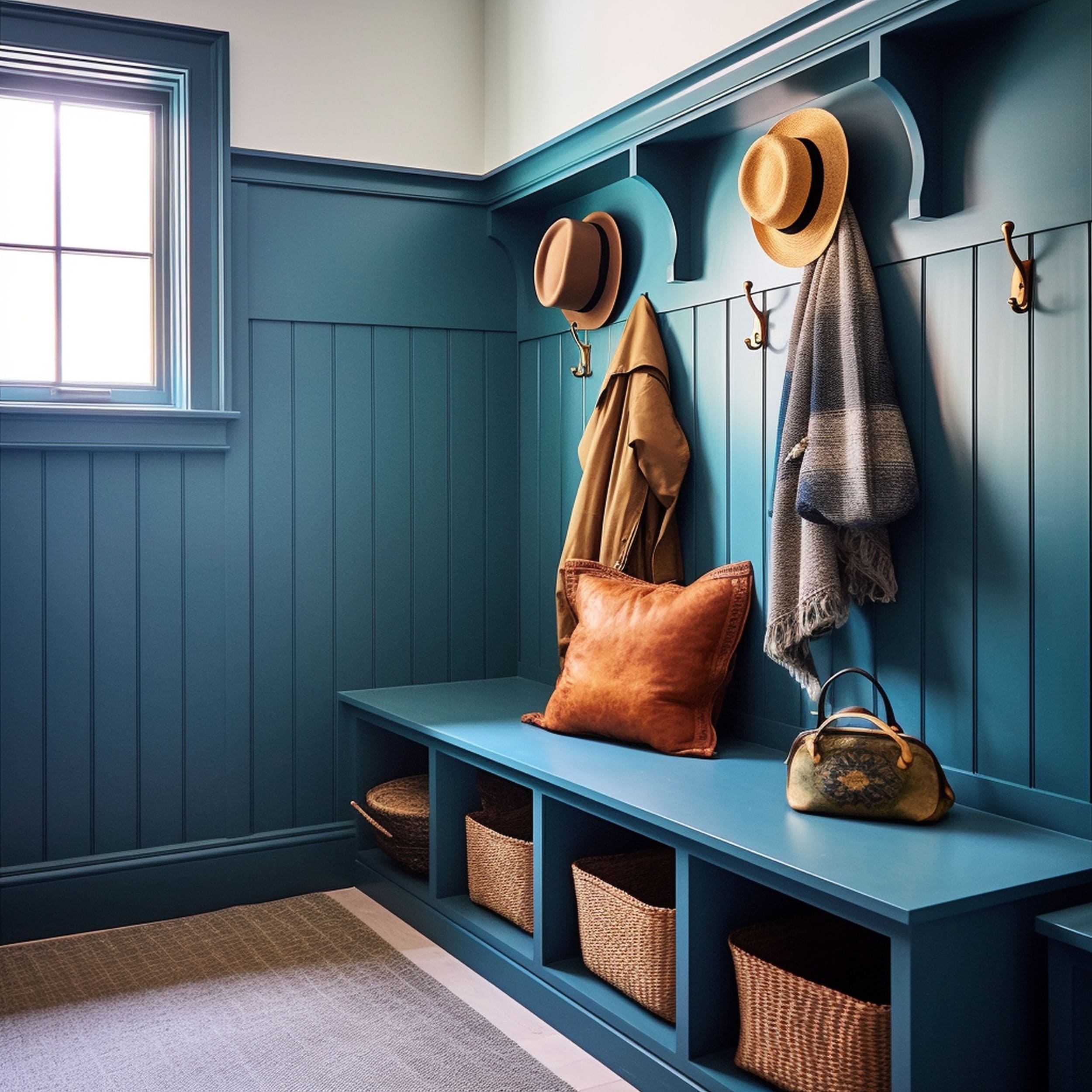Blue Mudroom