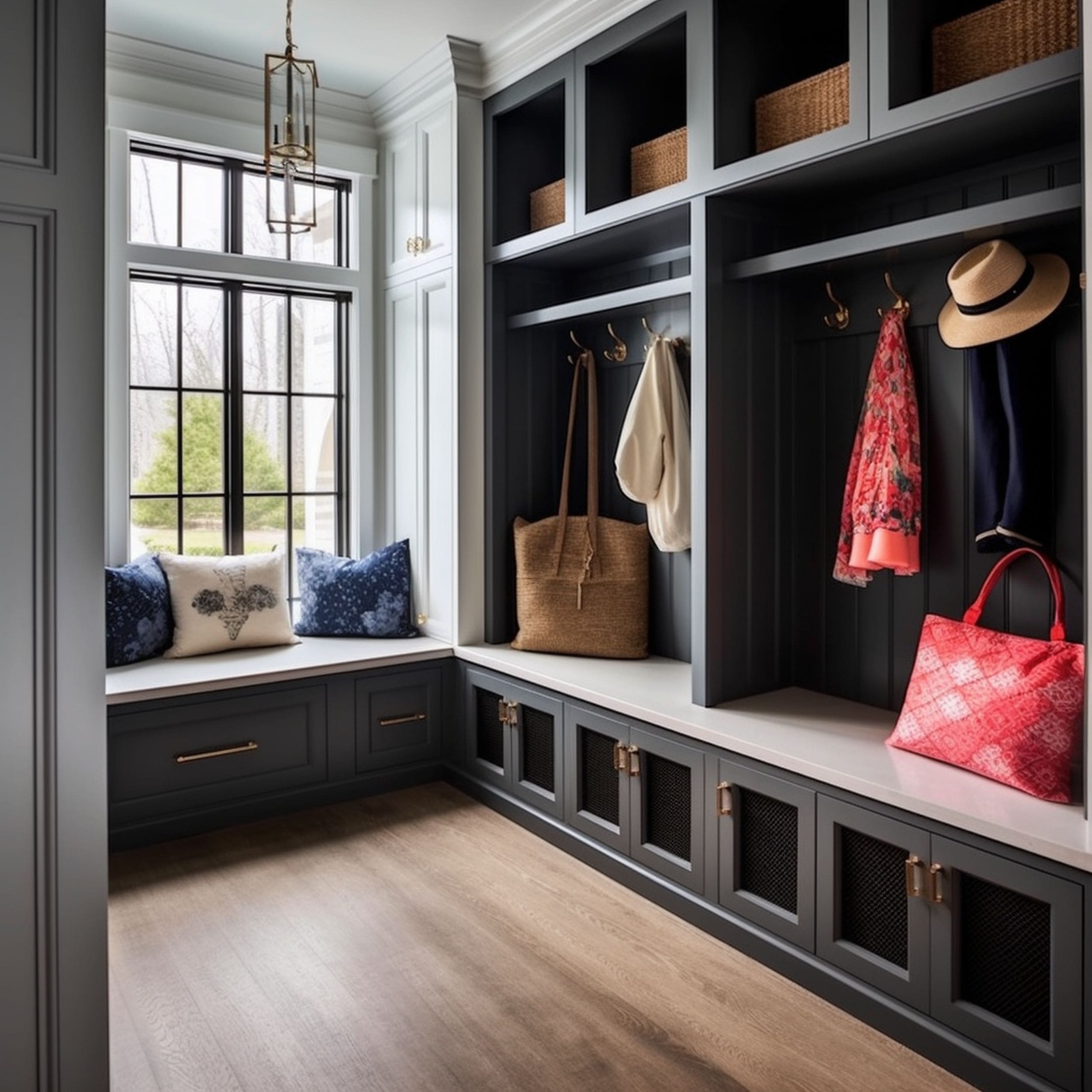 Gray Mudroom