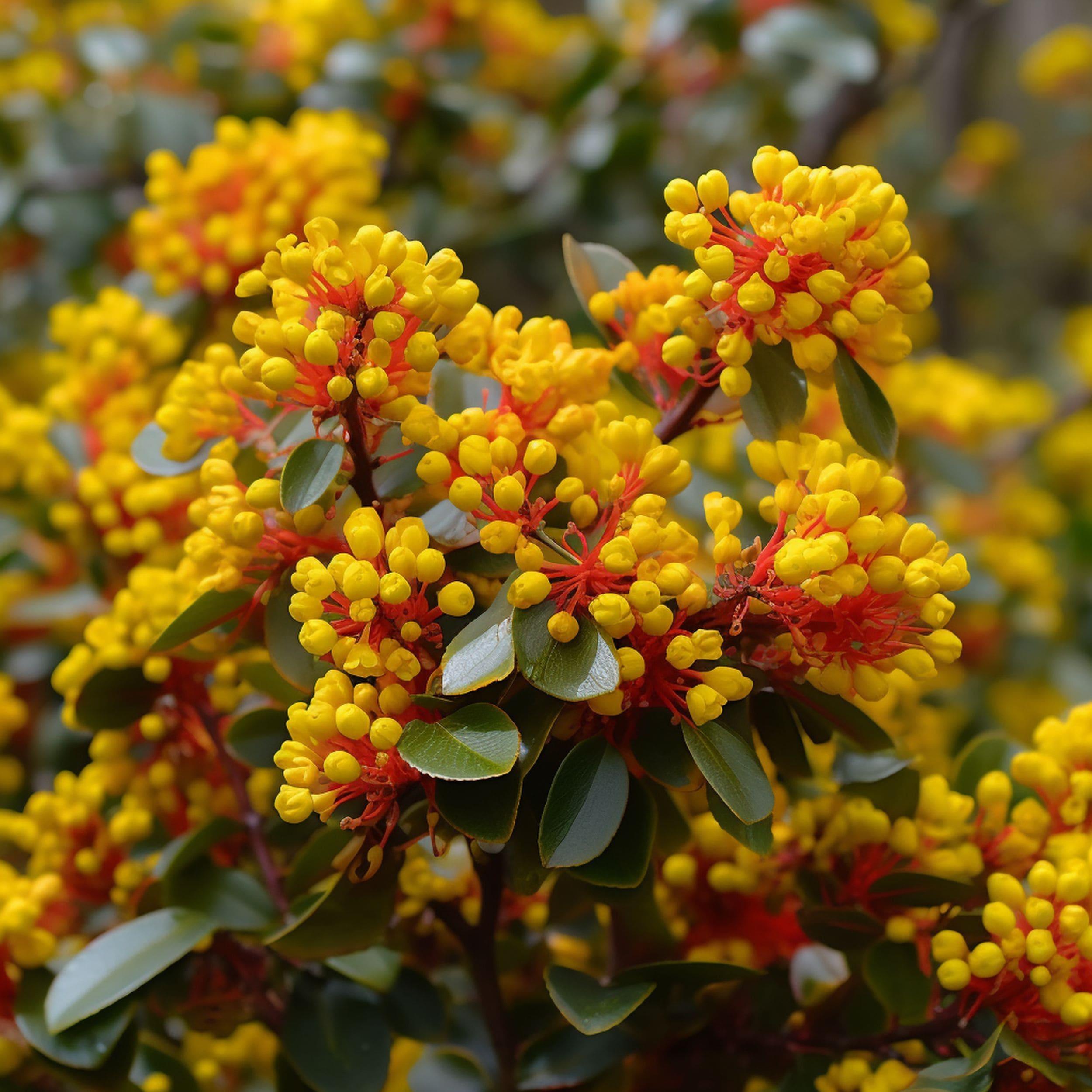 Oregon Grape Holly Plant