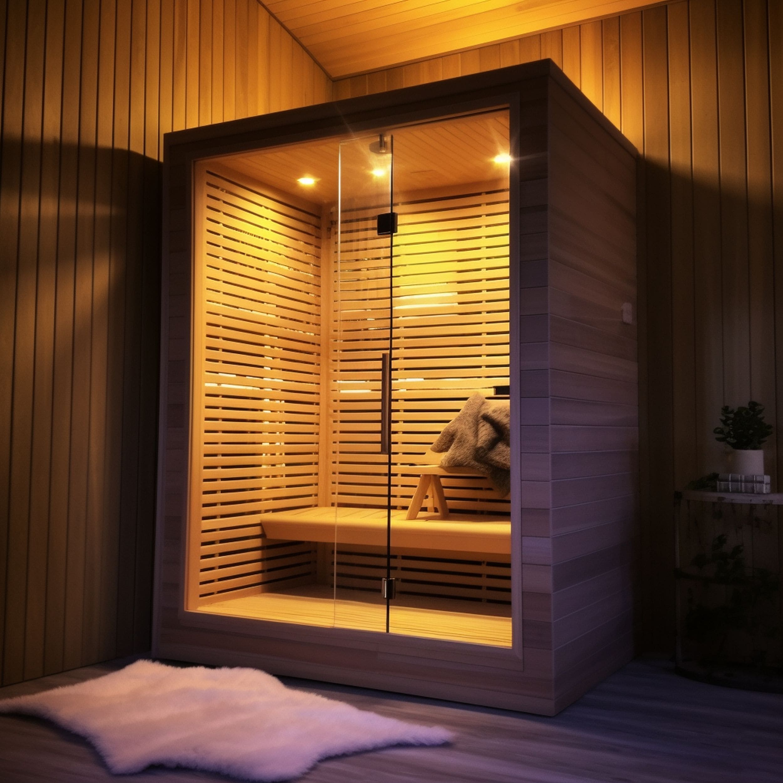 Custom Built Indoor Sauna
