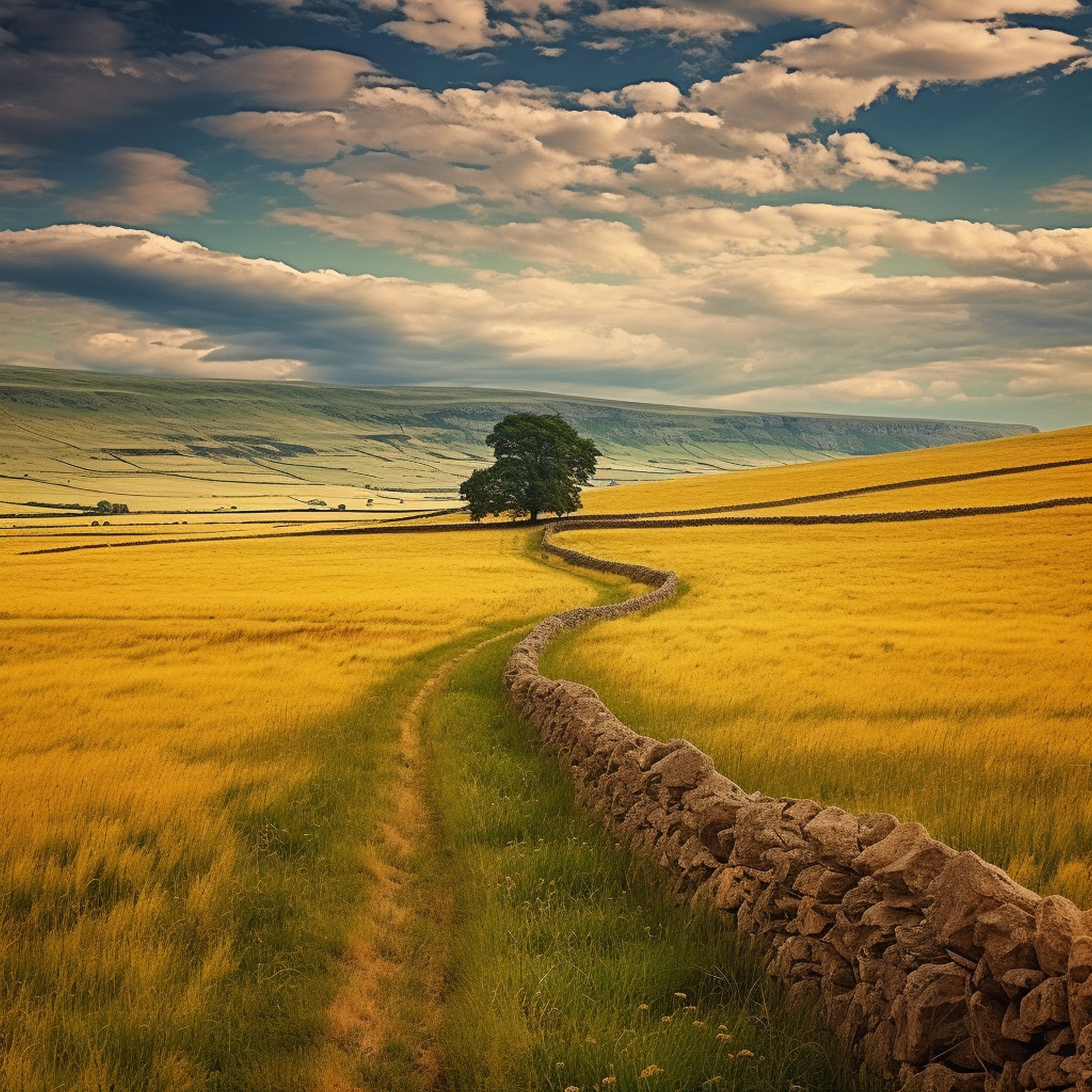 Yellow Field Landscape
