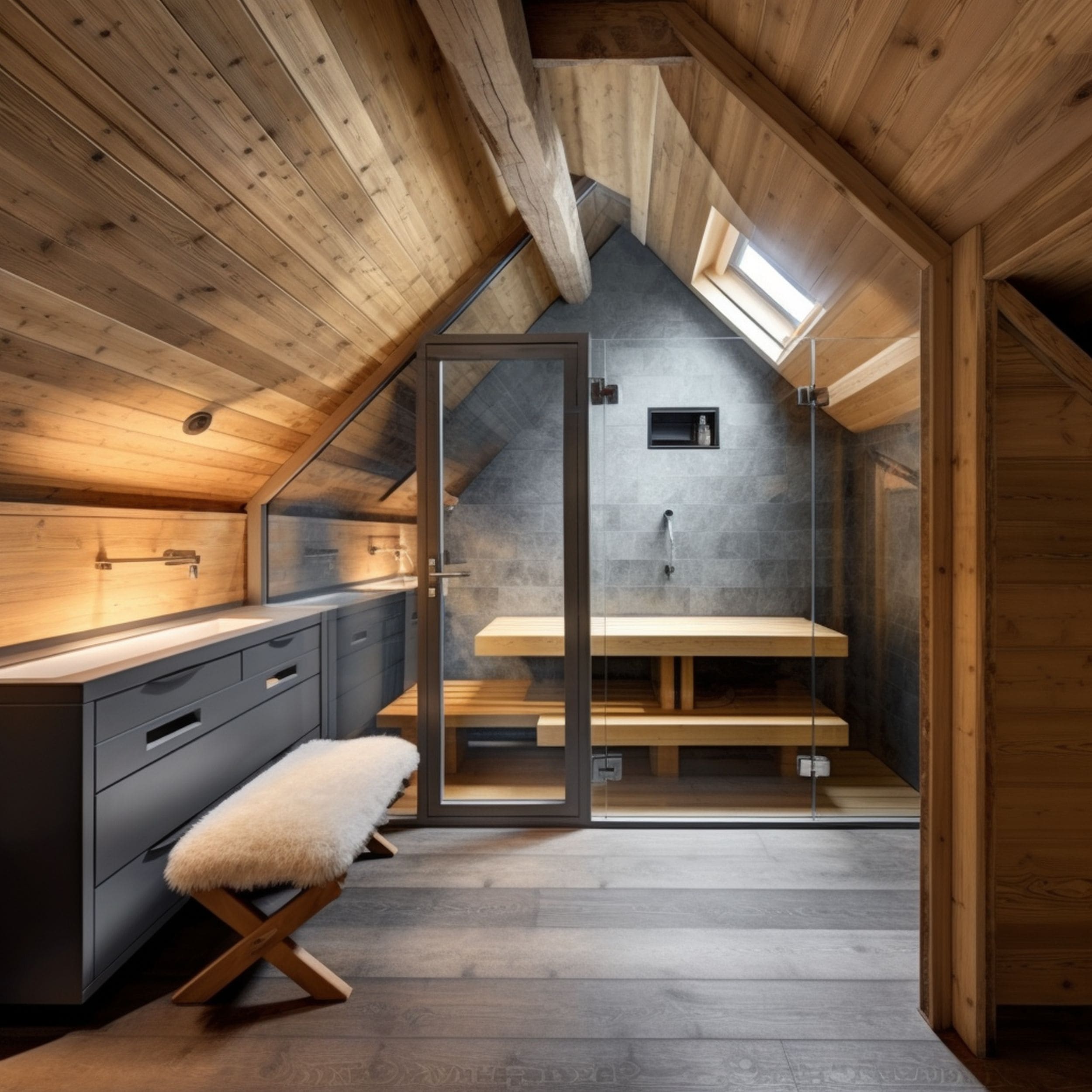 Attic Indoor Sauna