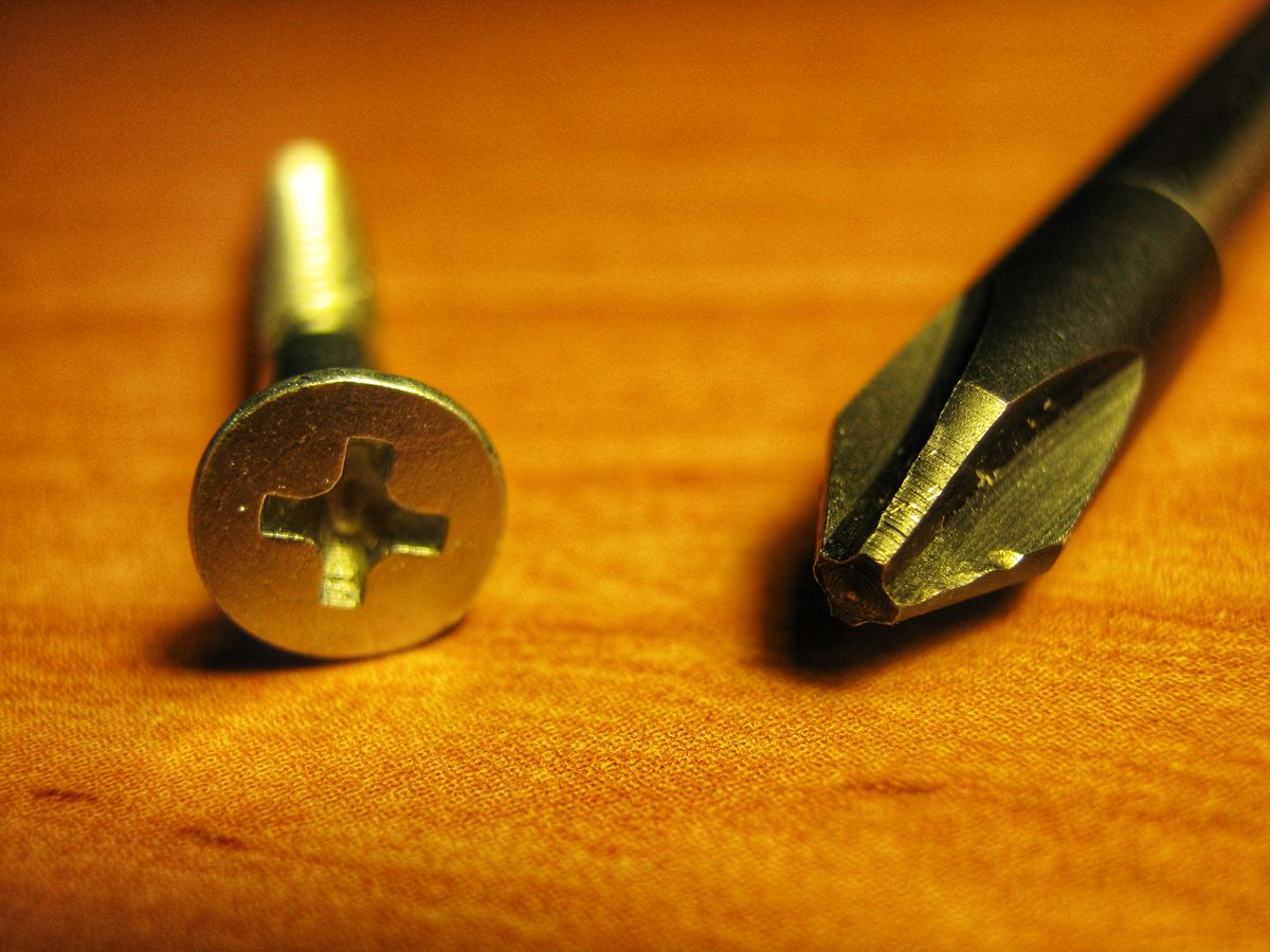 Screwdriver and Screw